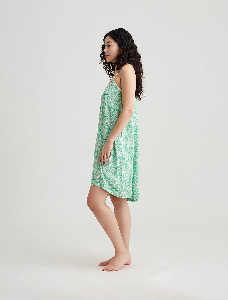 Sophia Paisley Strappy Midi Nightie