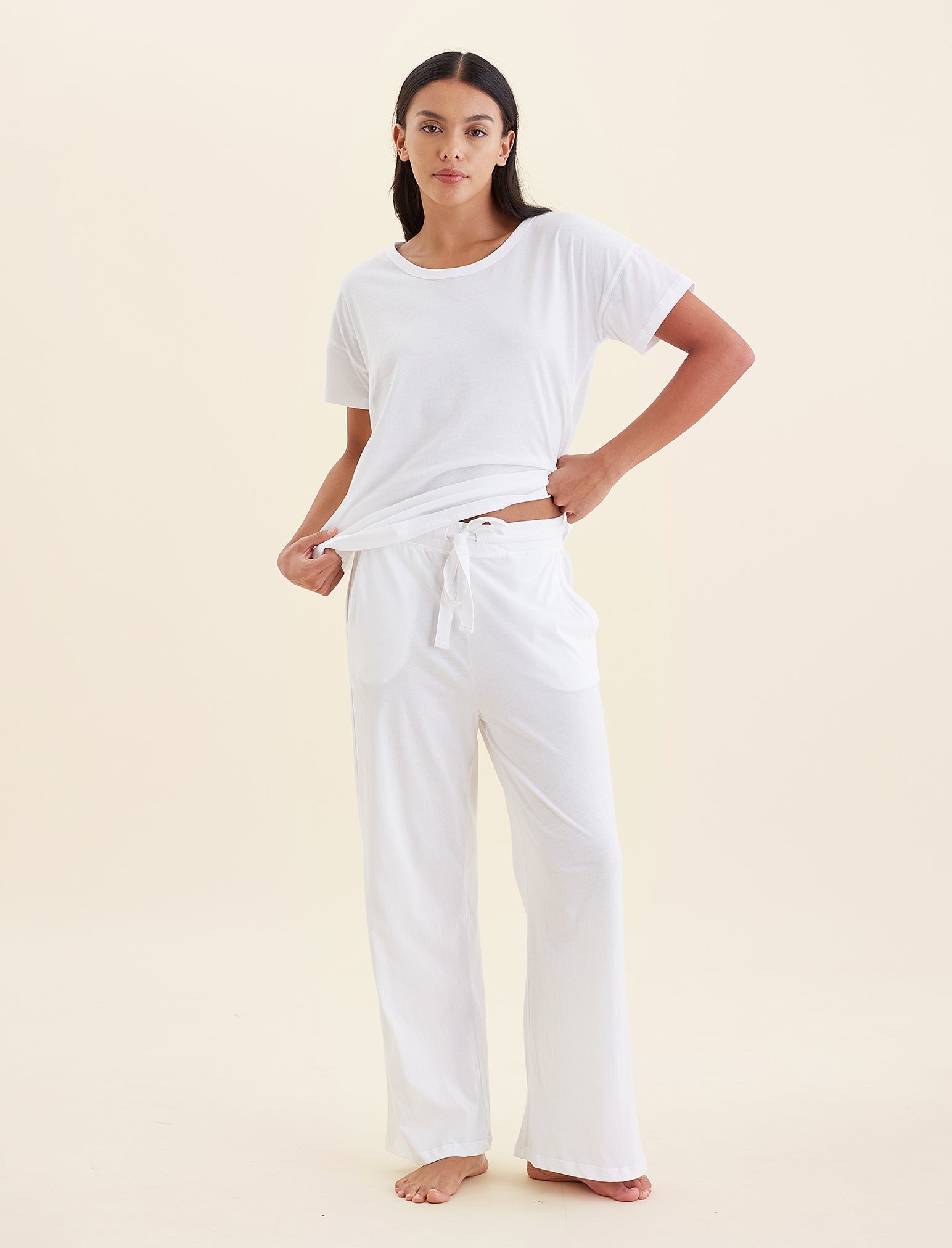 Jada Organic Cotton Wide Leg Pant