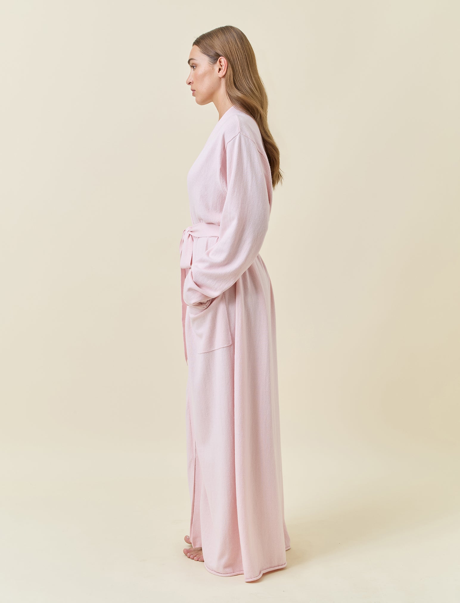 Cotton Cashmere Maxi Robe