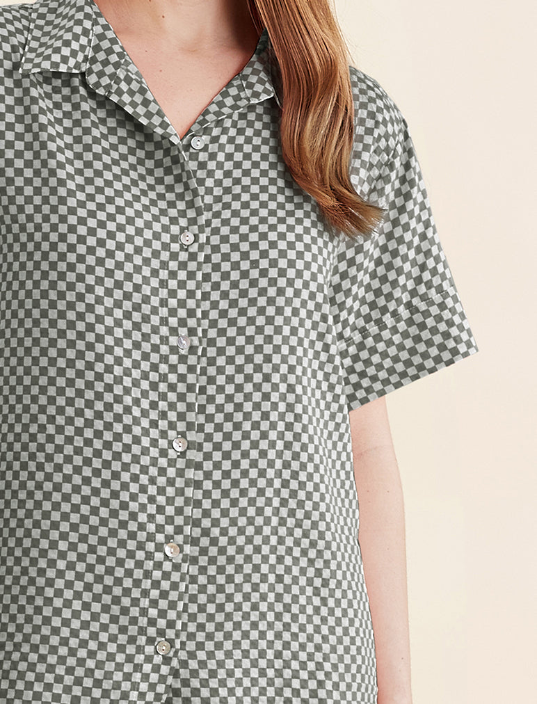 Anais Short Sleeve Full Length PJs