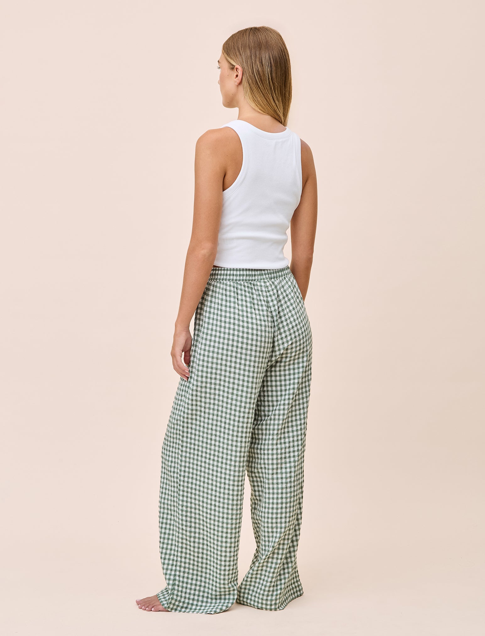 Seersucker Gingham Pant