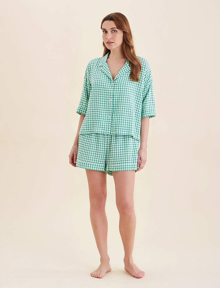 Seersucker Short Sleeve Shirt