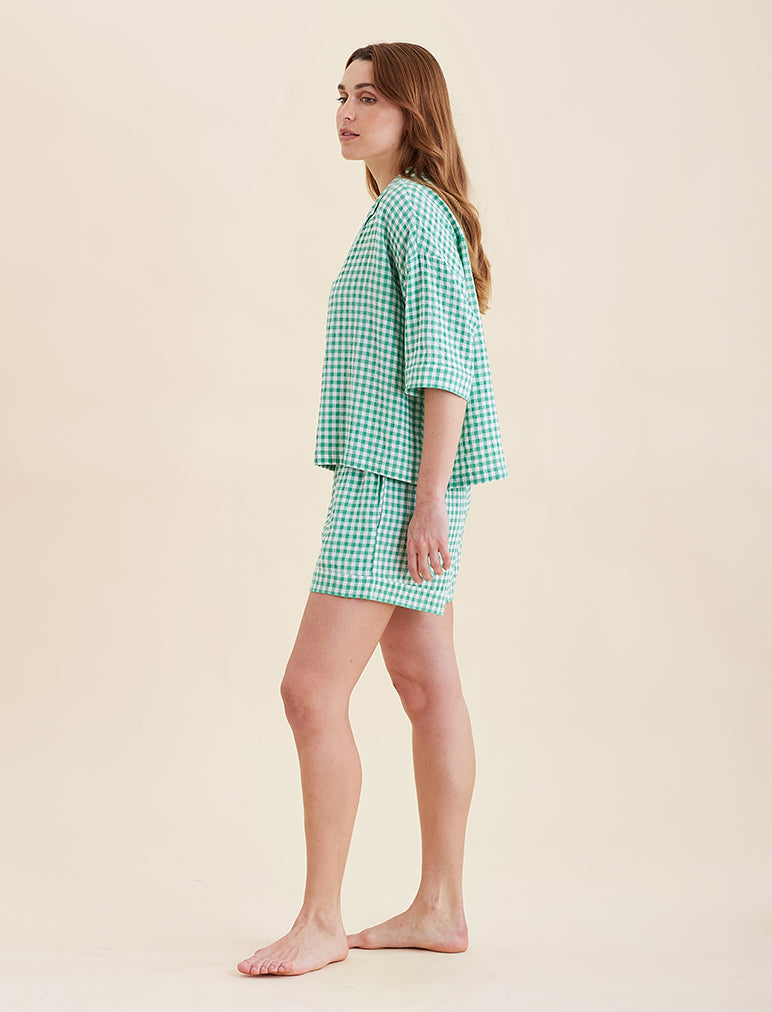 Seersucker Short Sleeve Shirt