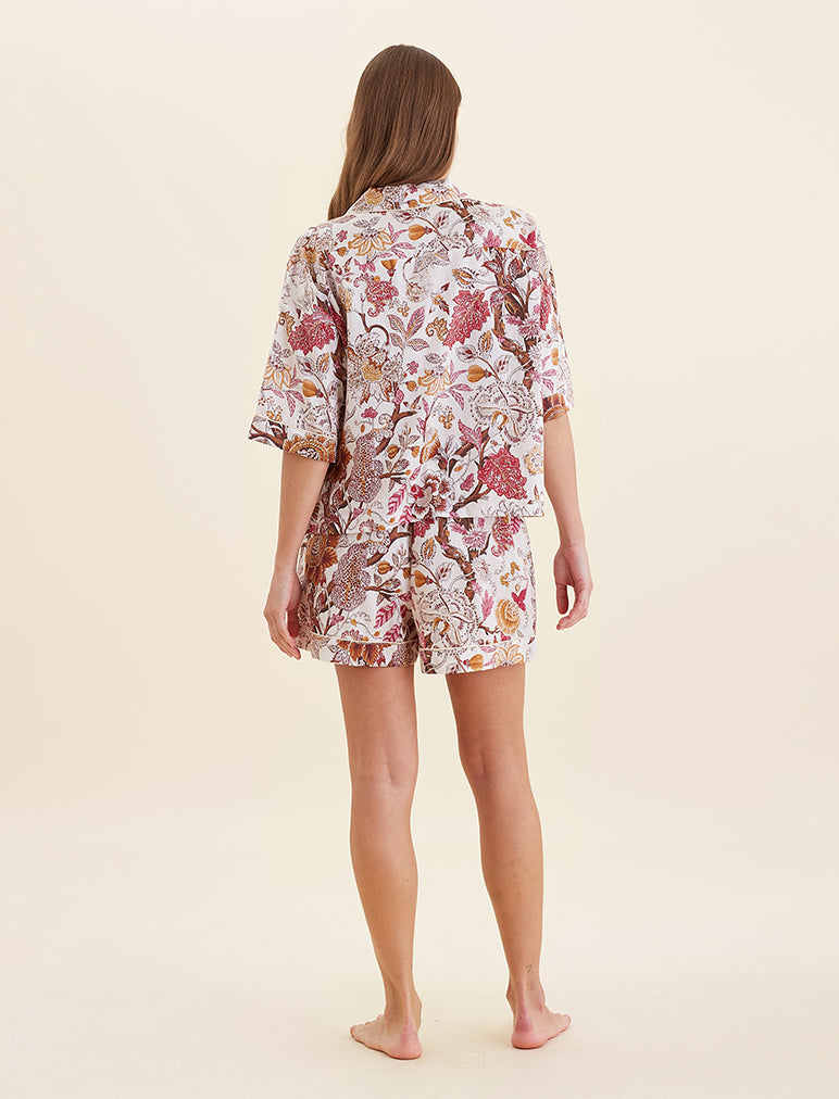 Karen Walker Edwardian Floral Boxer PJ Set