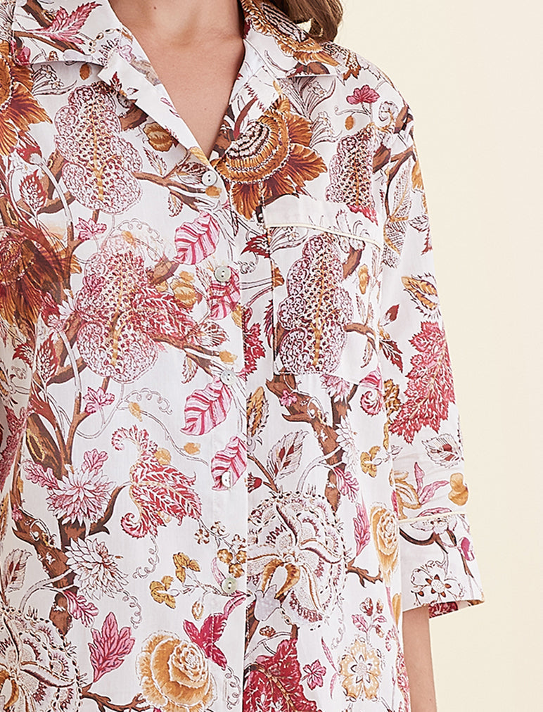 Karen Walker Edwardian Floral Crop PJ Set