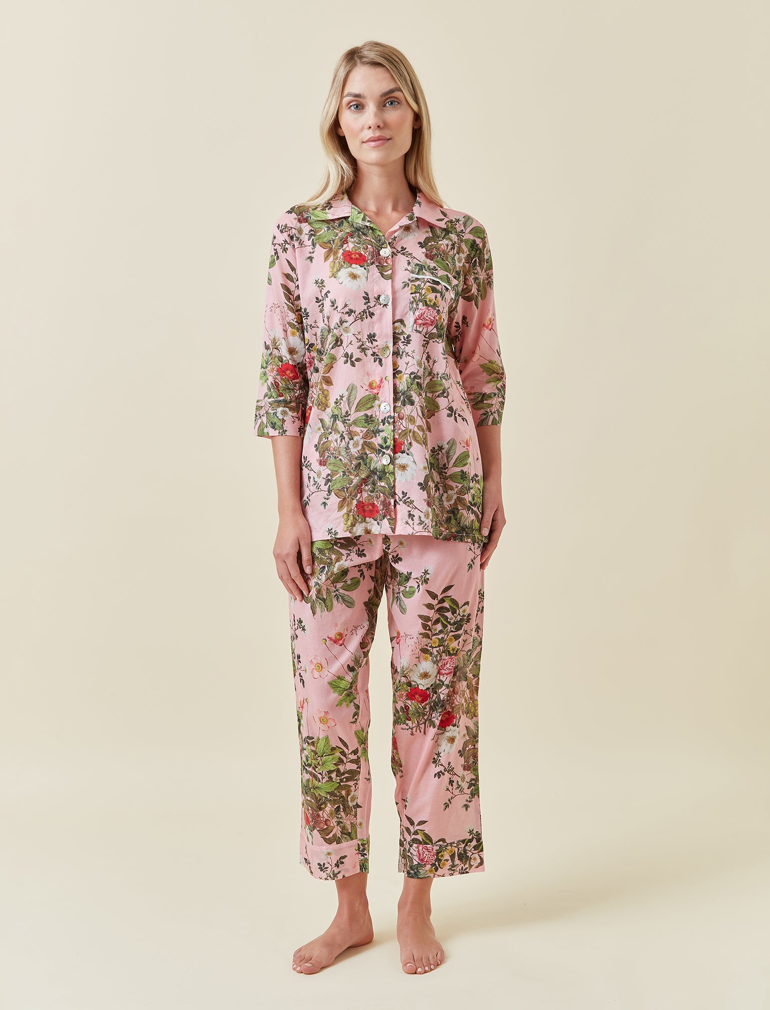Karen Walker Love Letters Crop PJ Set