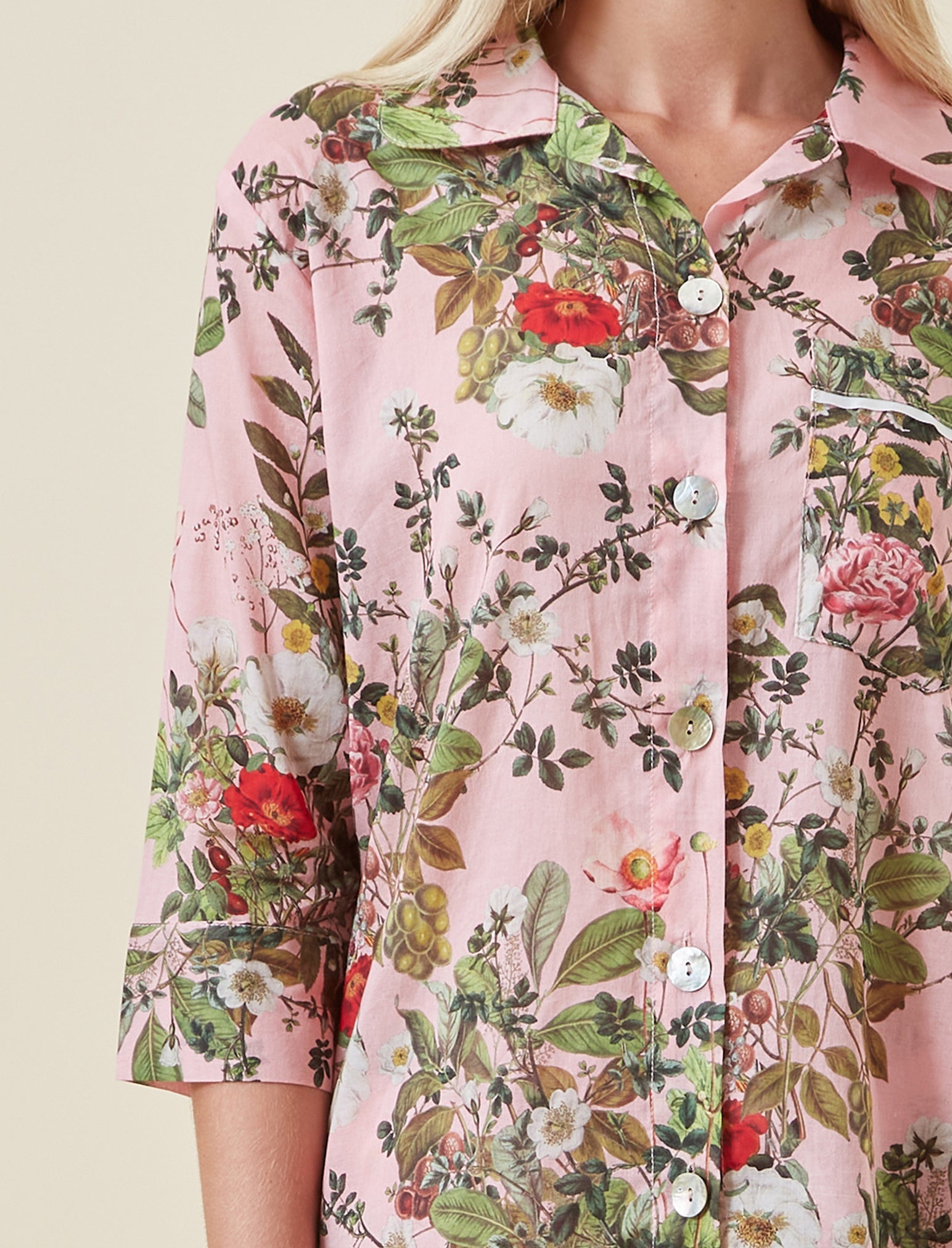 Karen Walker Love Letters Crop PJ Set