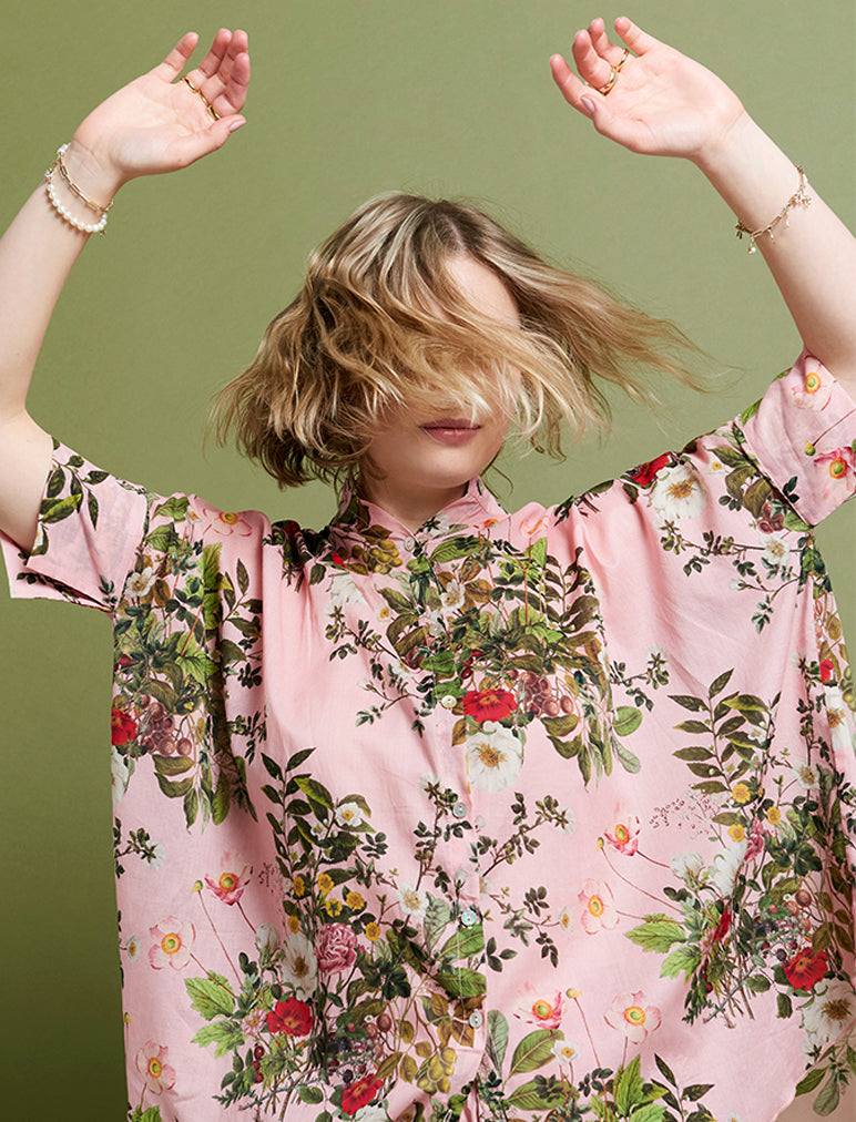 Karen Walker Love Letters Flowy Boxer PJ Set