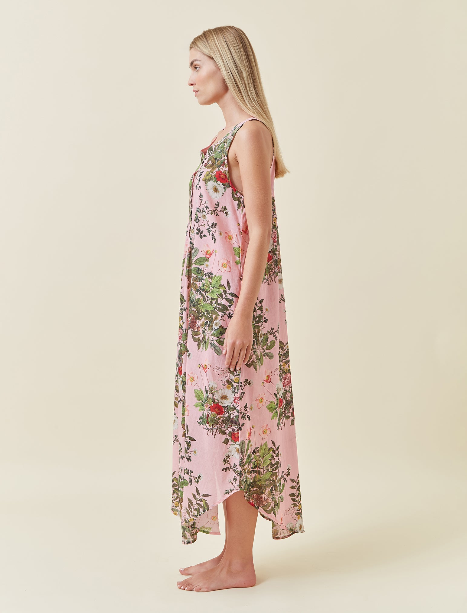 Karen Walker Love Letters Panel Front Maxi Nightie