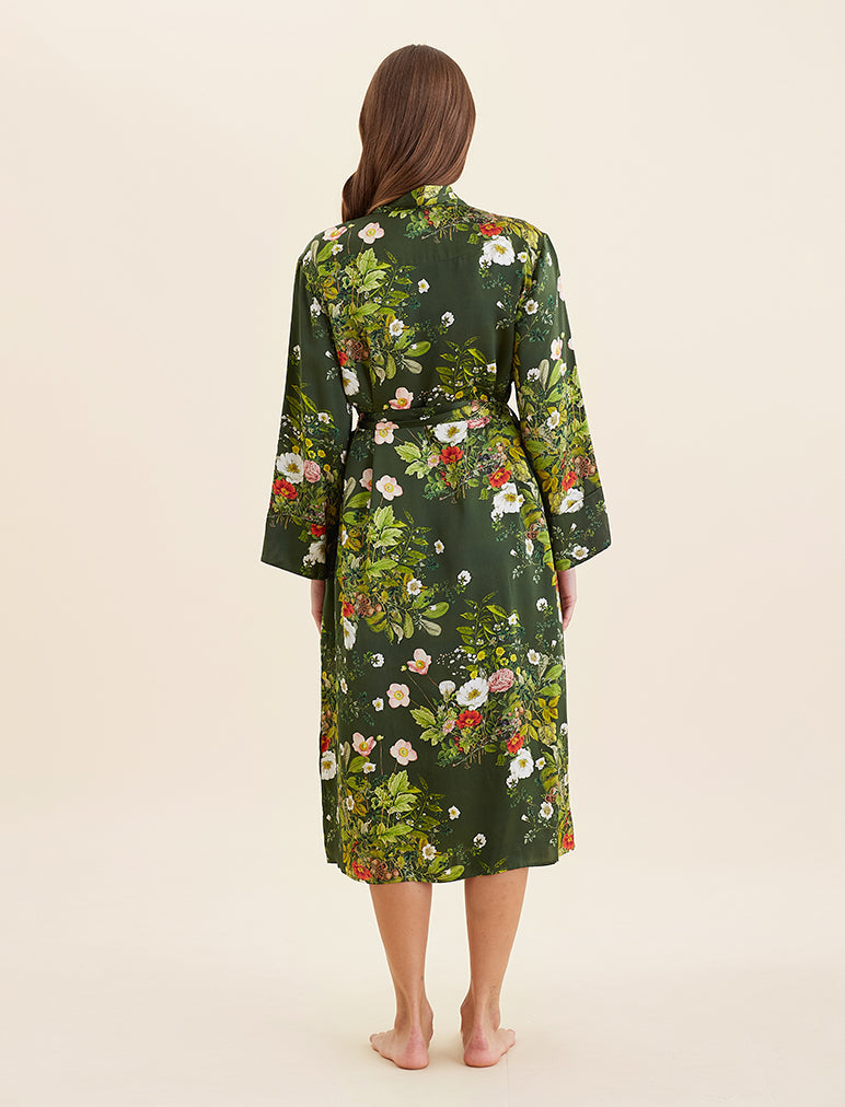 Karen Walker Love Letters Silk Maxi Robe