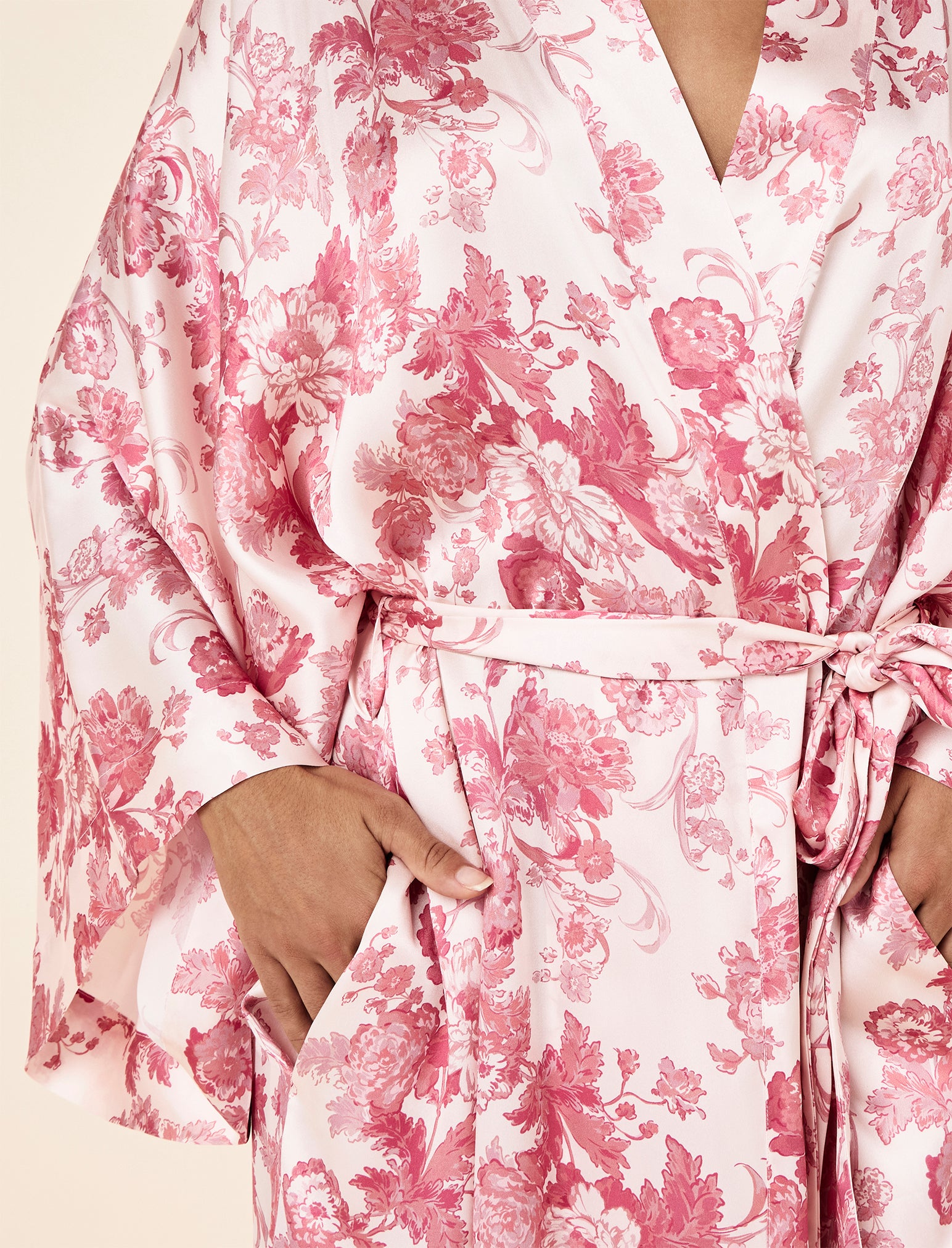 Madelyn Silk Kimono Maxi Robe