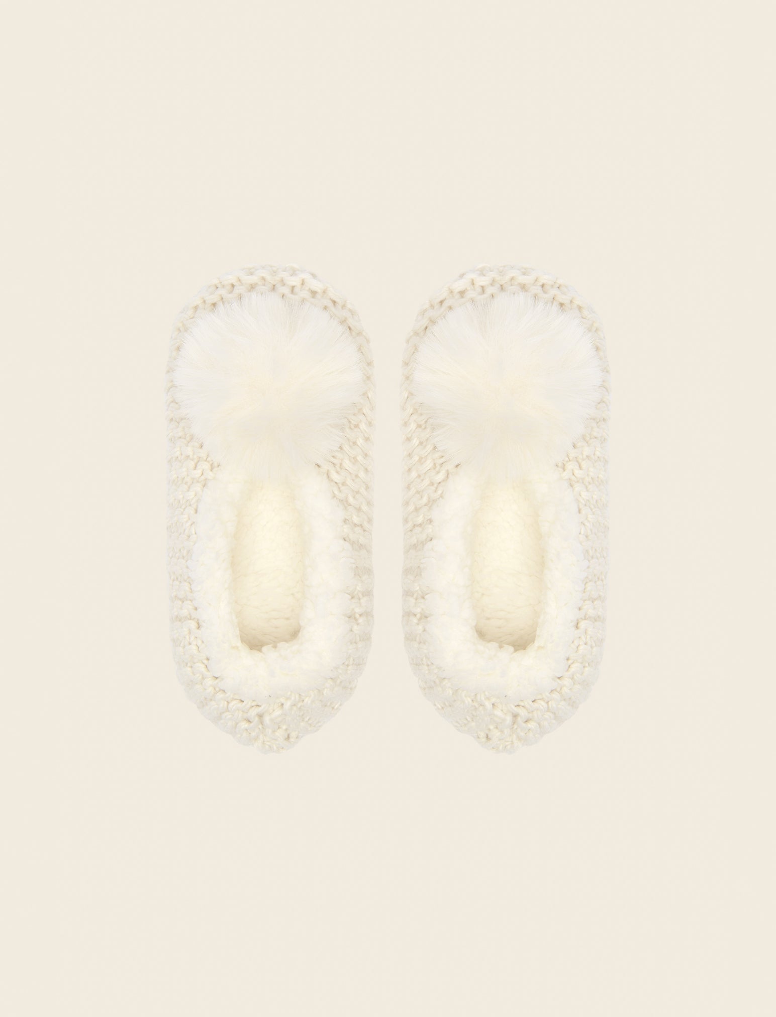 Cosy Cable Slipper Socks