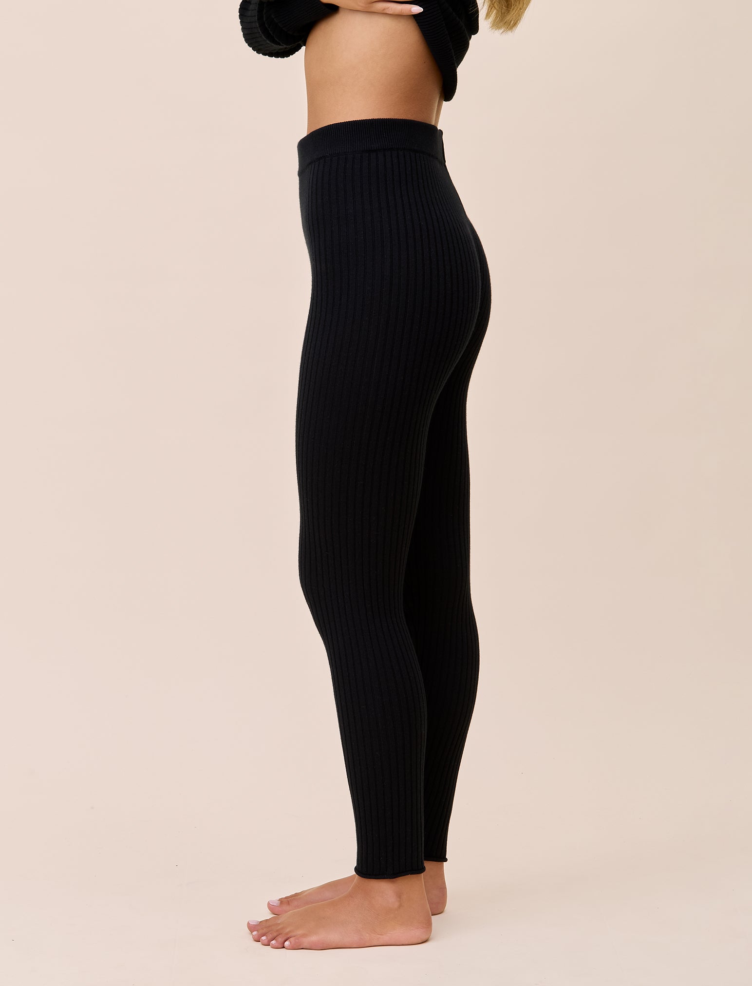 Colette Cosy Cotton Silk Rib Legging