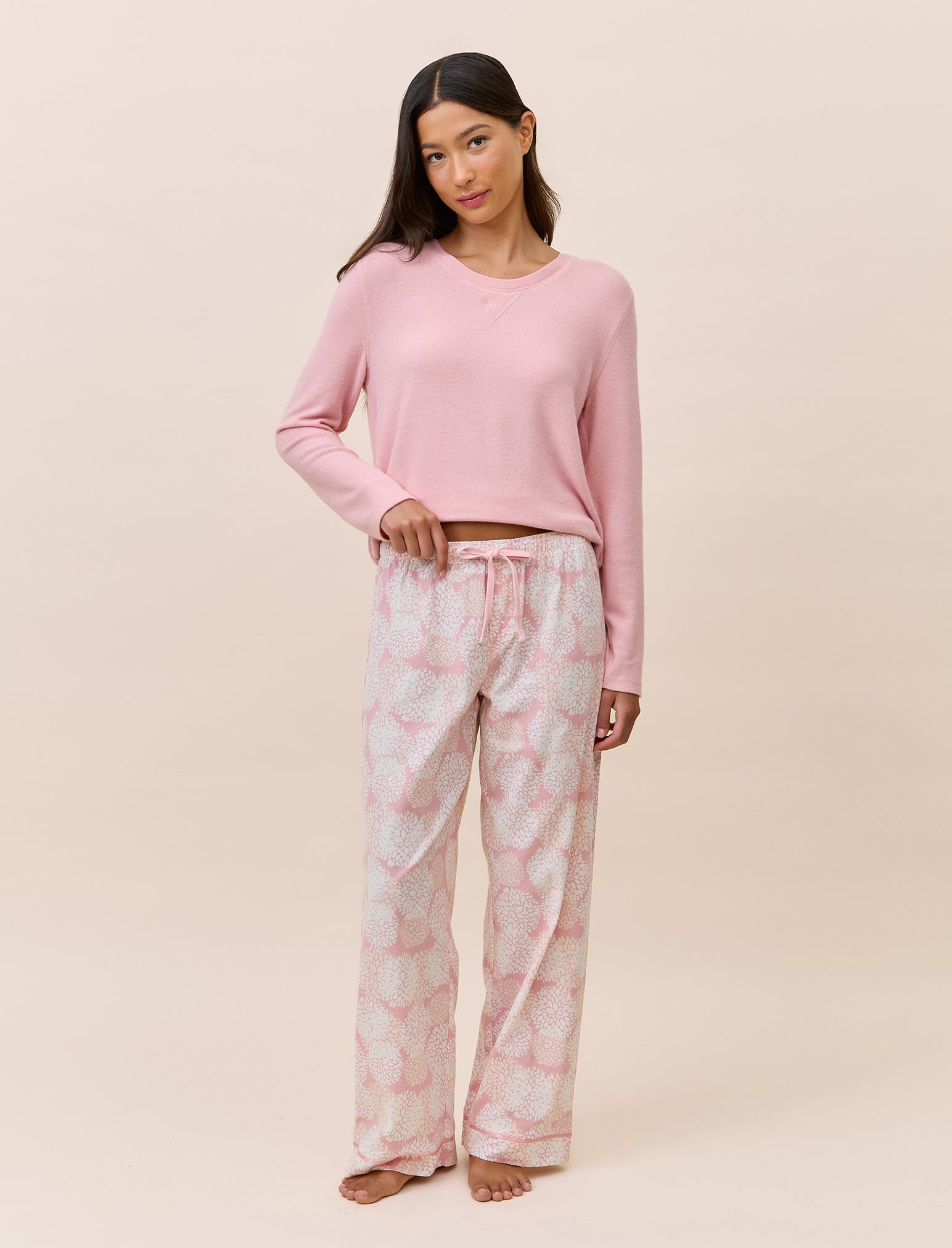 Snowball Cosy Organic Cotton Full Length Pant & Feather Soft Top