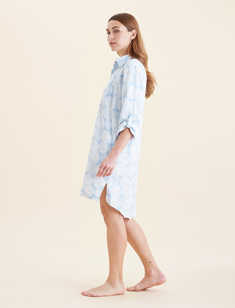 Snowball Cosy Pleat Front Nightshirt