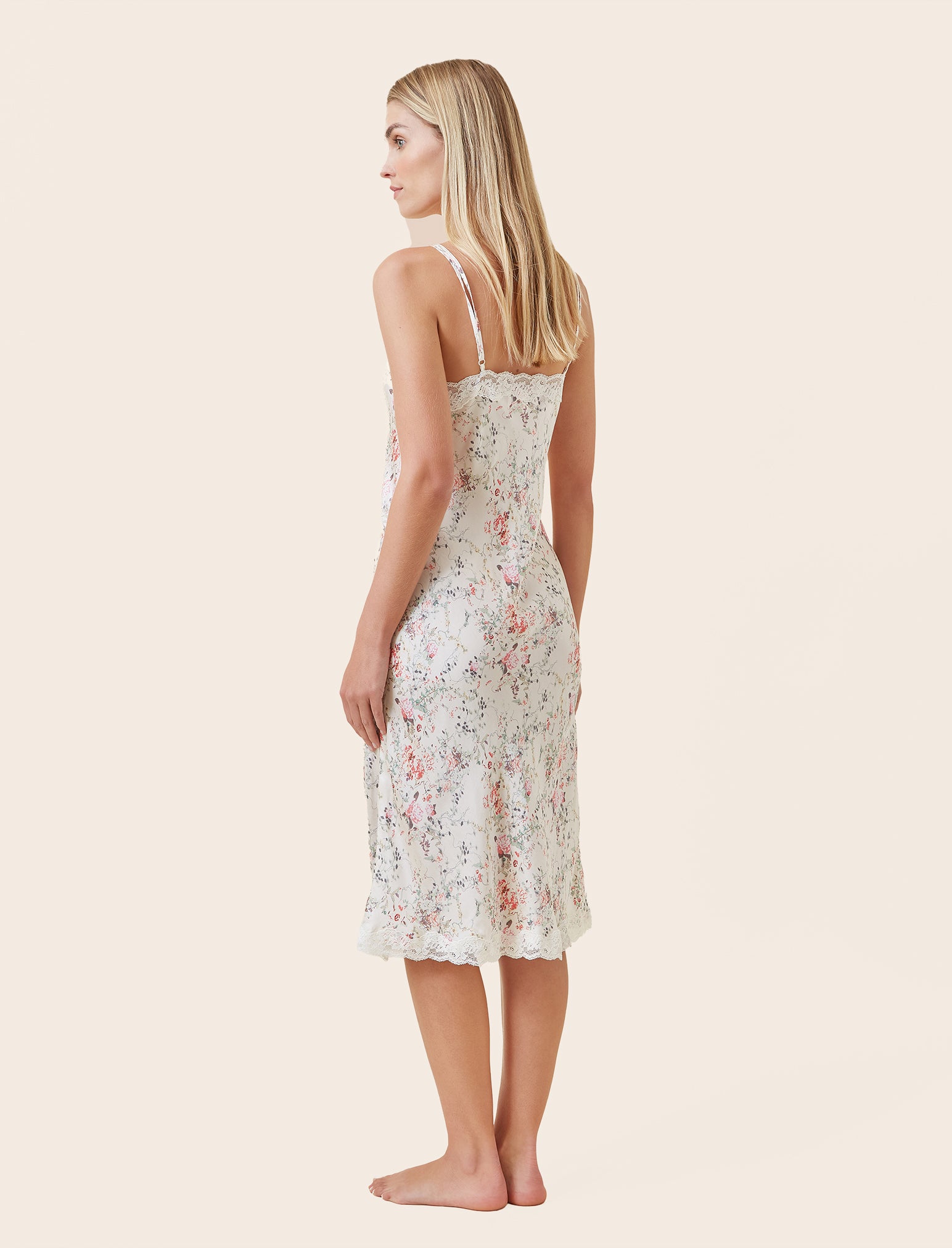Yolly Satin Lace Slip Nightie