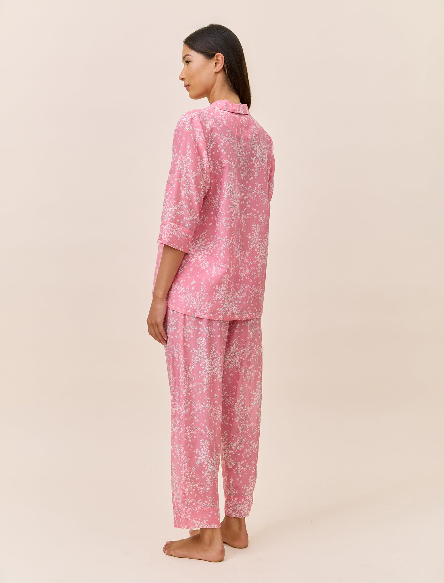 Cheri Blossom Crop PJ Set