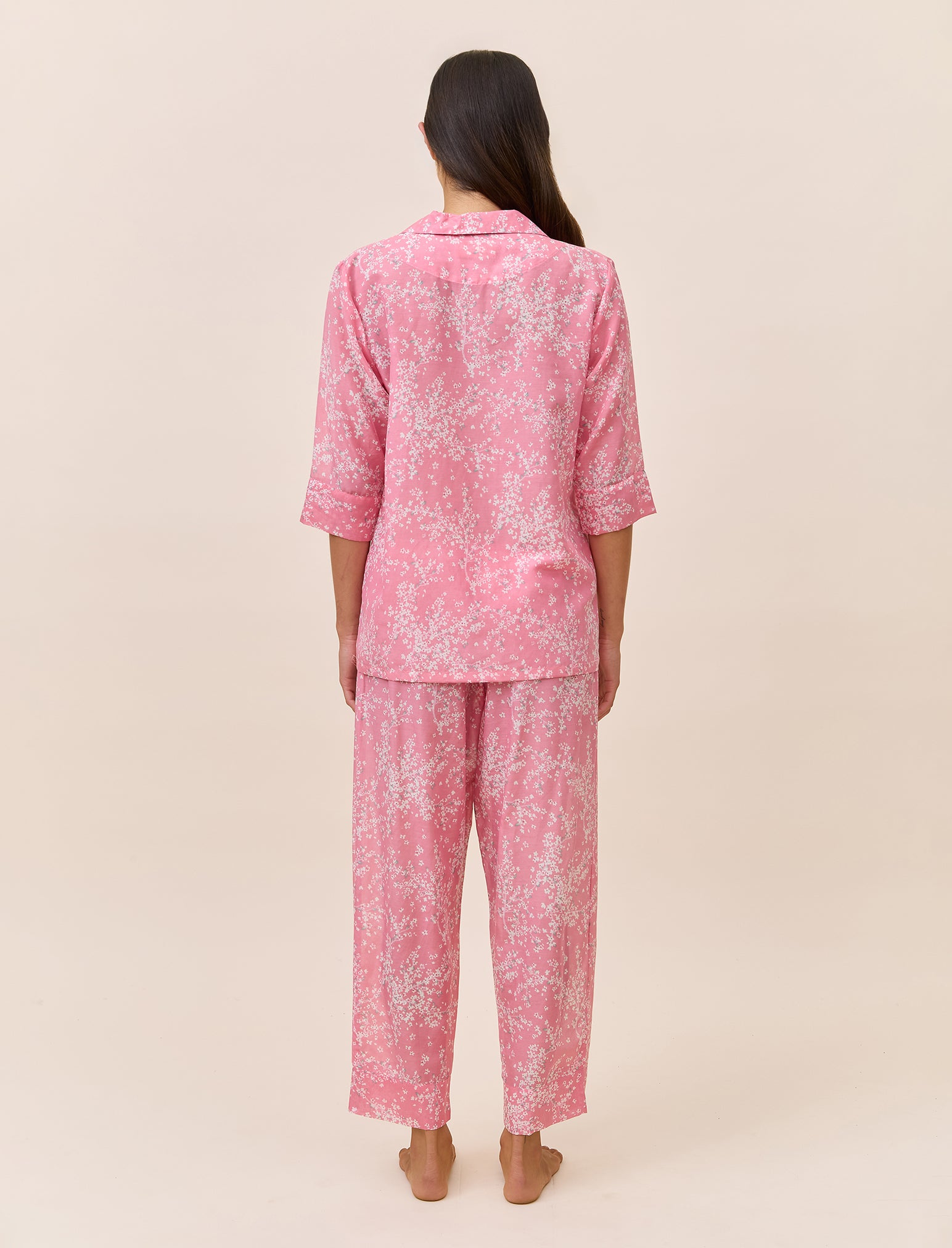 Cheri Blossom Crop PJ Set