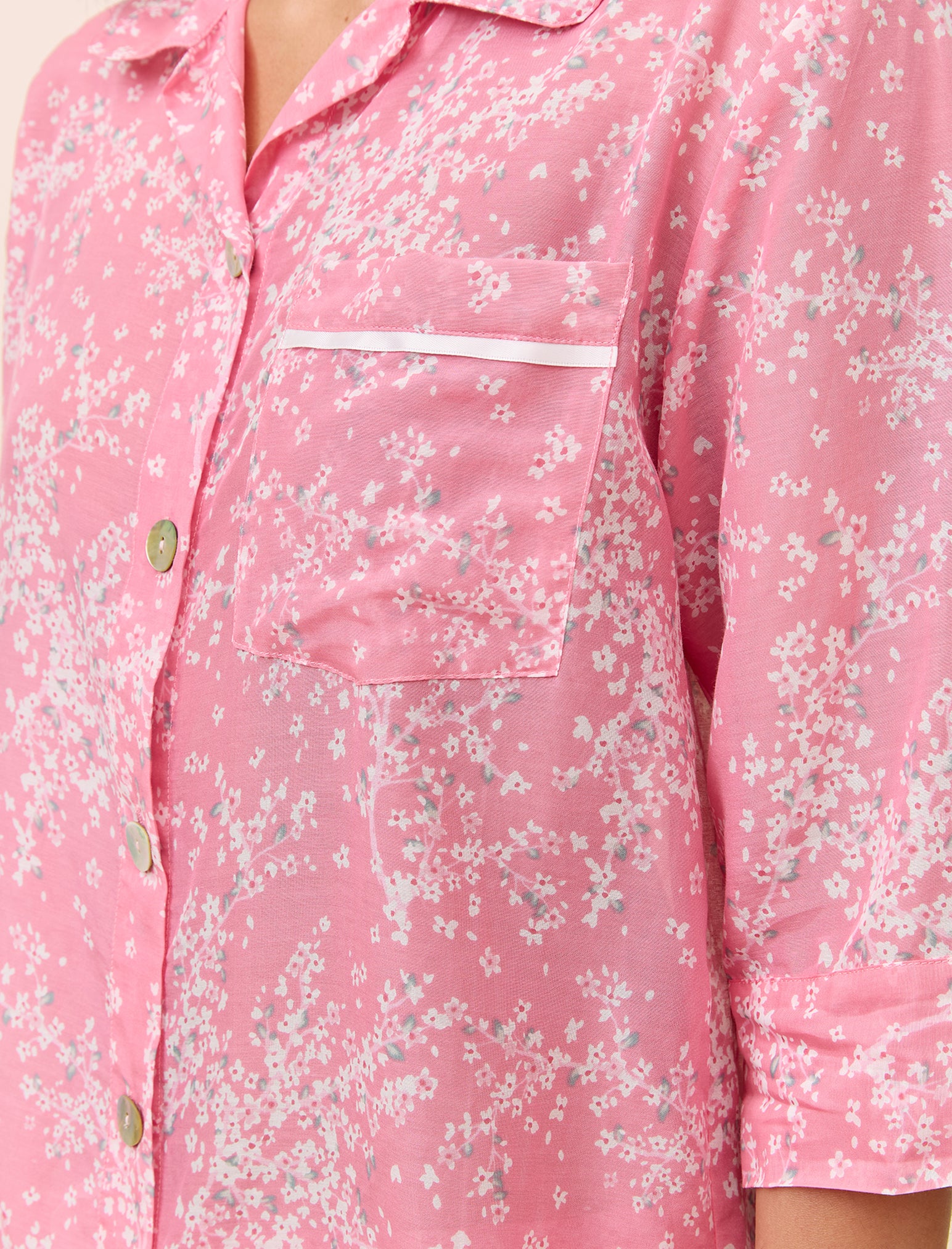 Cheri Blossom Crop PJ Set