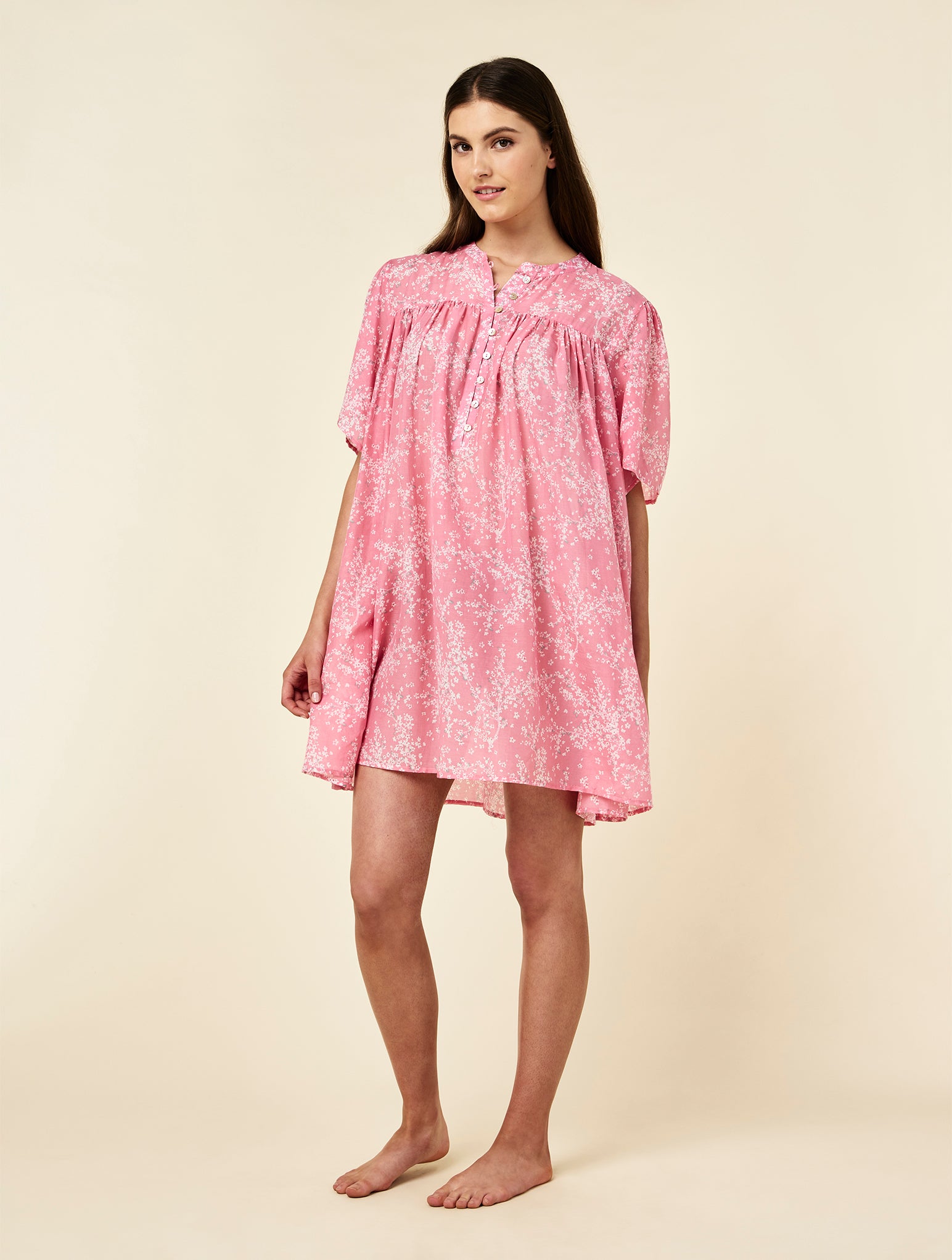 Cheri Blossom Smocked Nightie