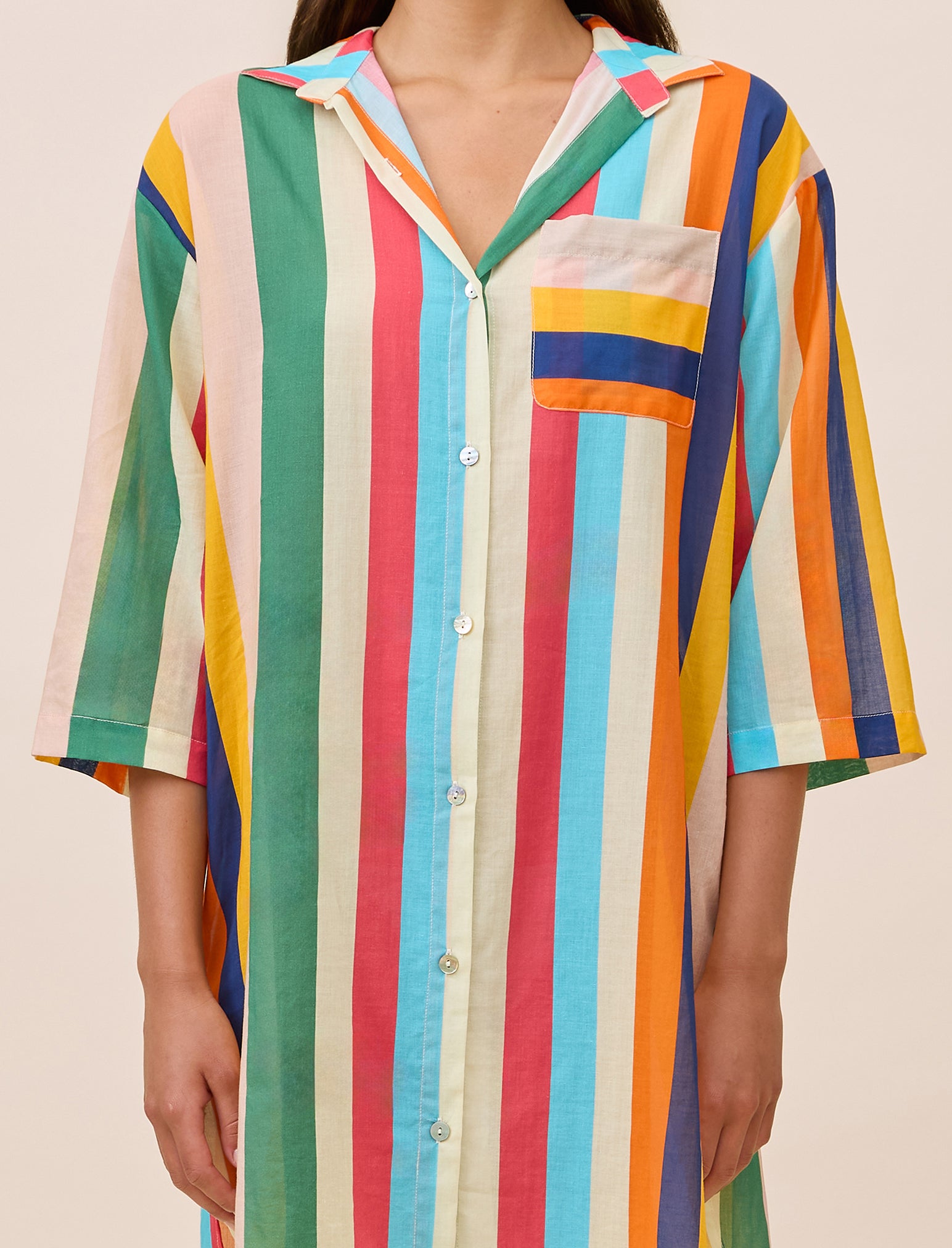 Holiday Stripe Nightshirt