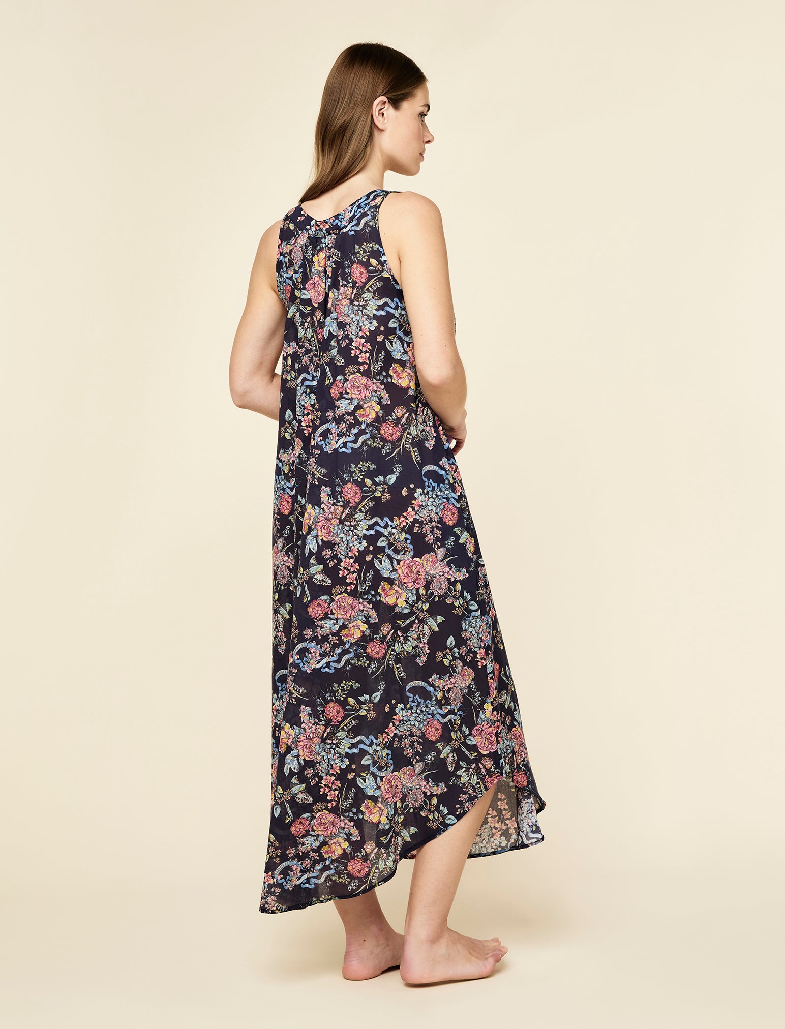 Layla Panel Front Maxi Nightie