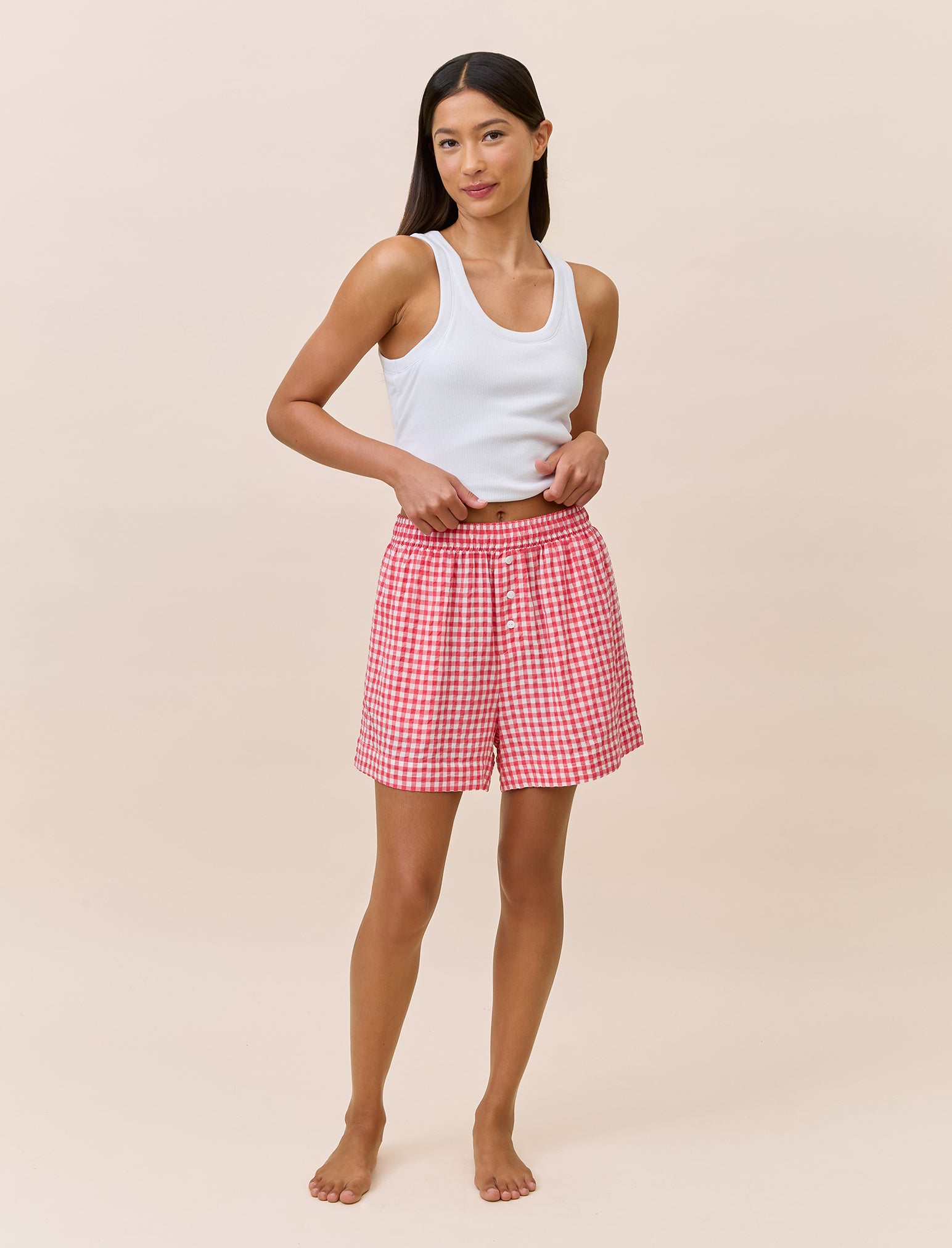 Seersucker Gingham Boxer Short
