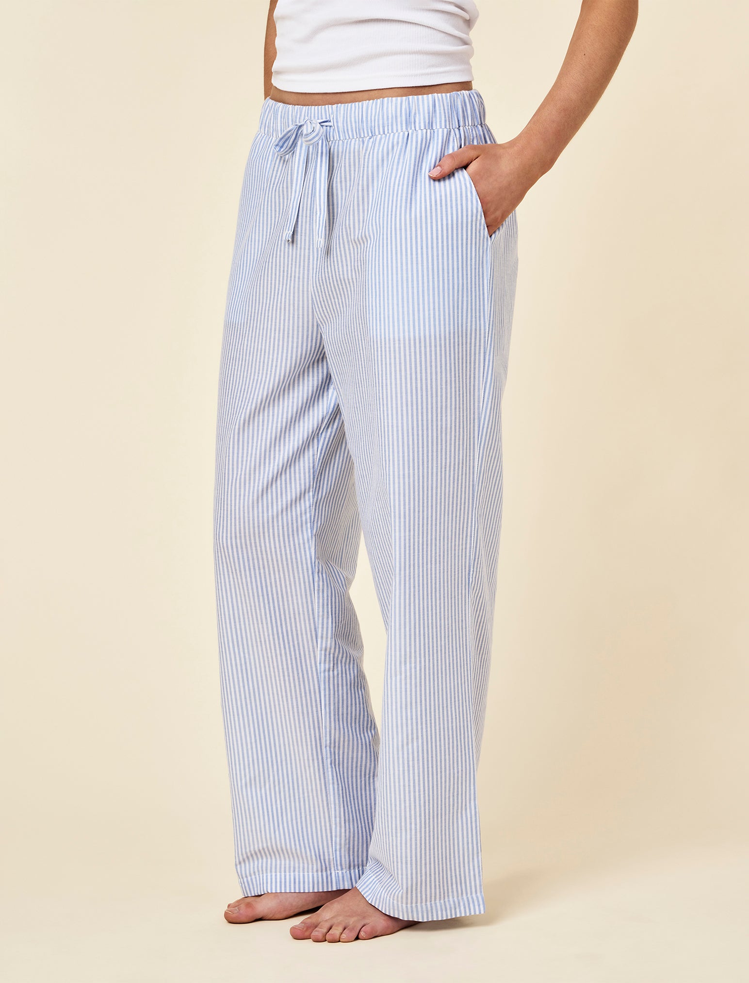 Selina Stripe Full Length Pant