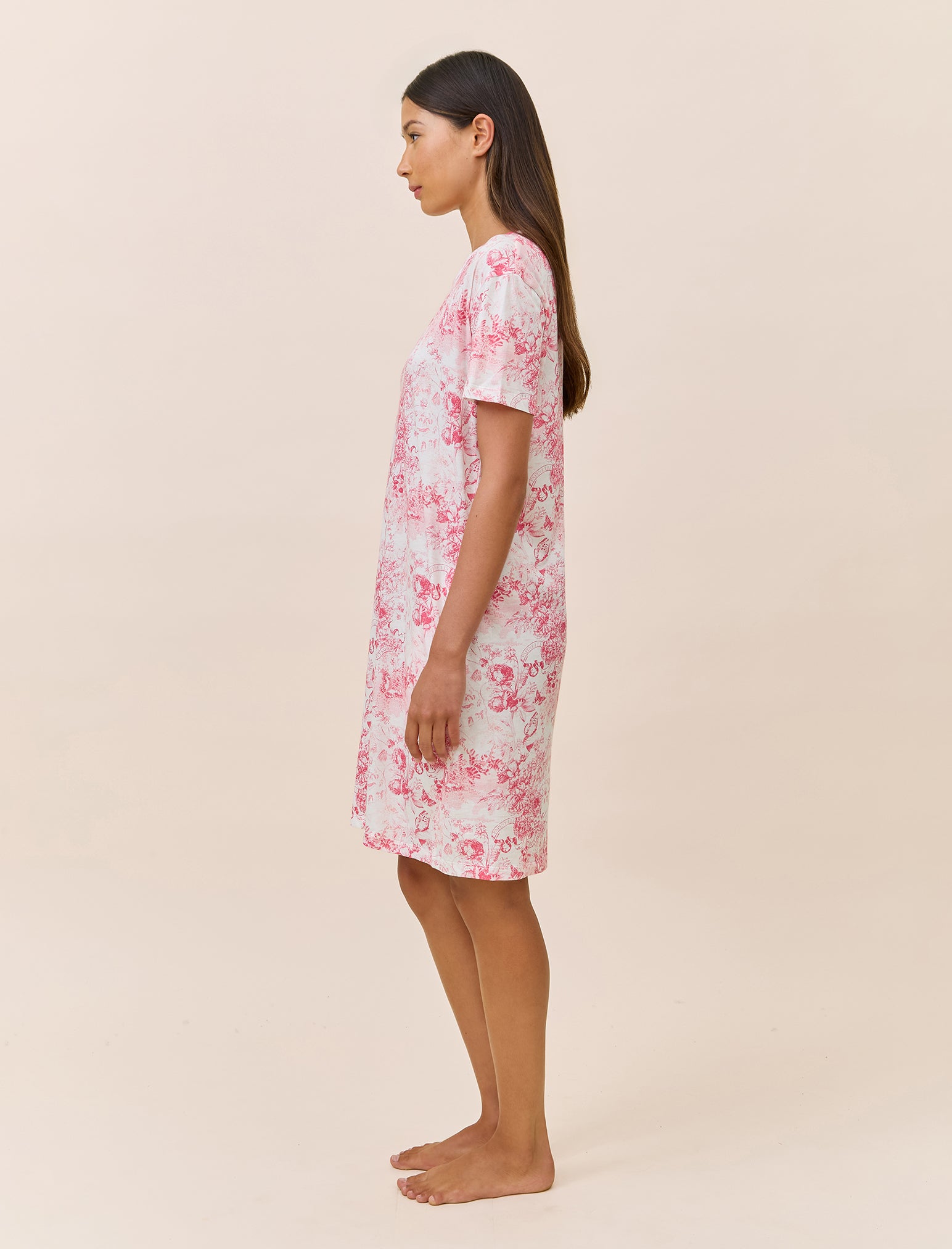 Toile Organic Cotton Knit Midi Nightie
