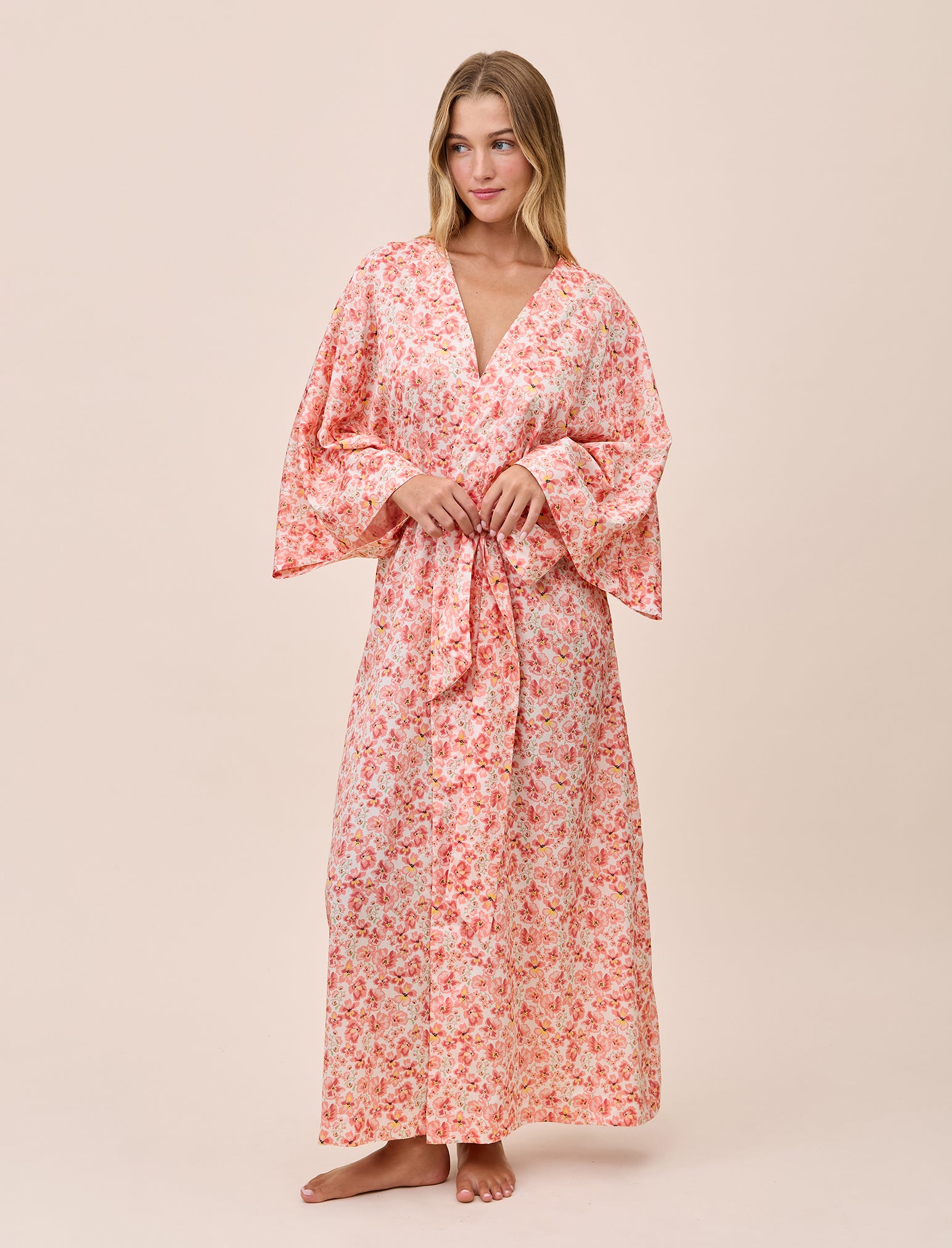 Molly Sims Cotton Kimono Robe