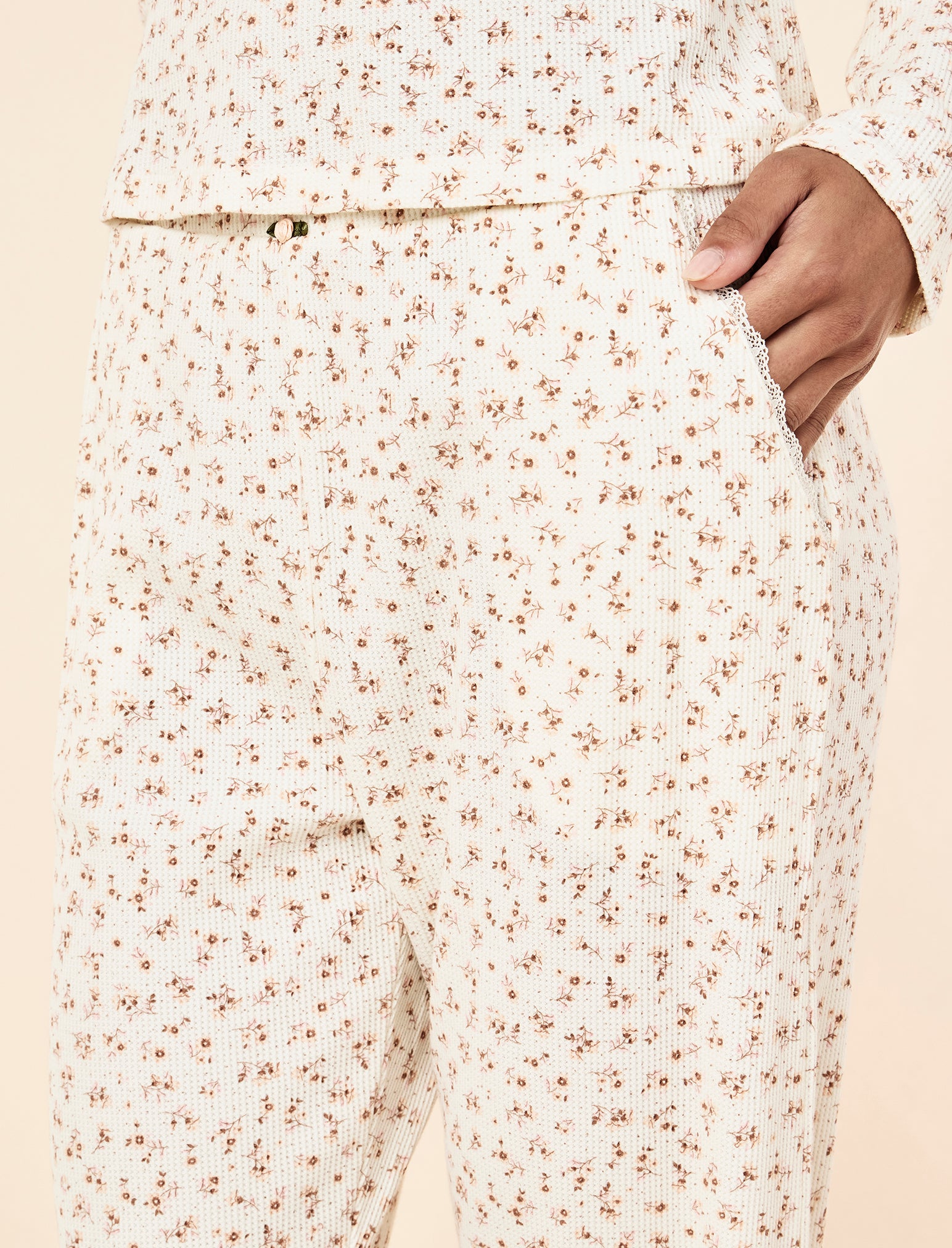 Claire Soft Cotton Waffle PJ Set