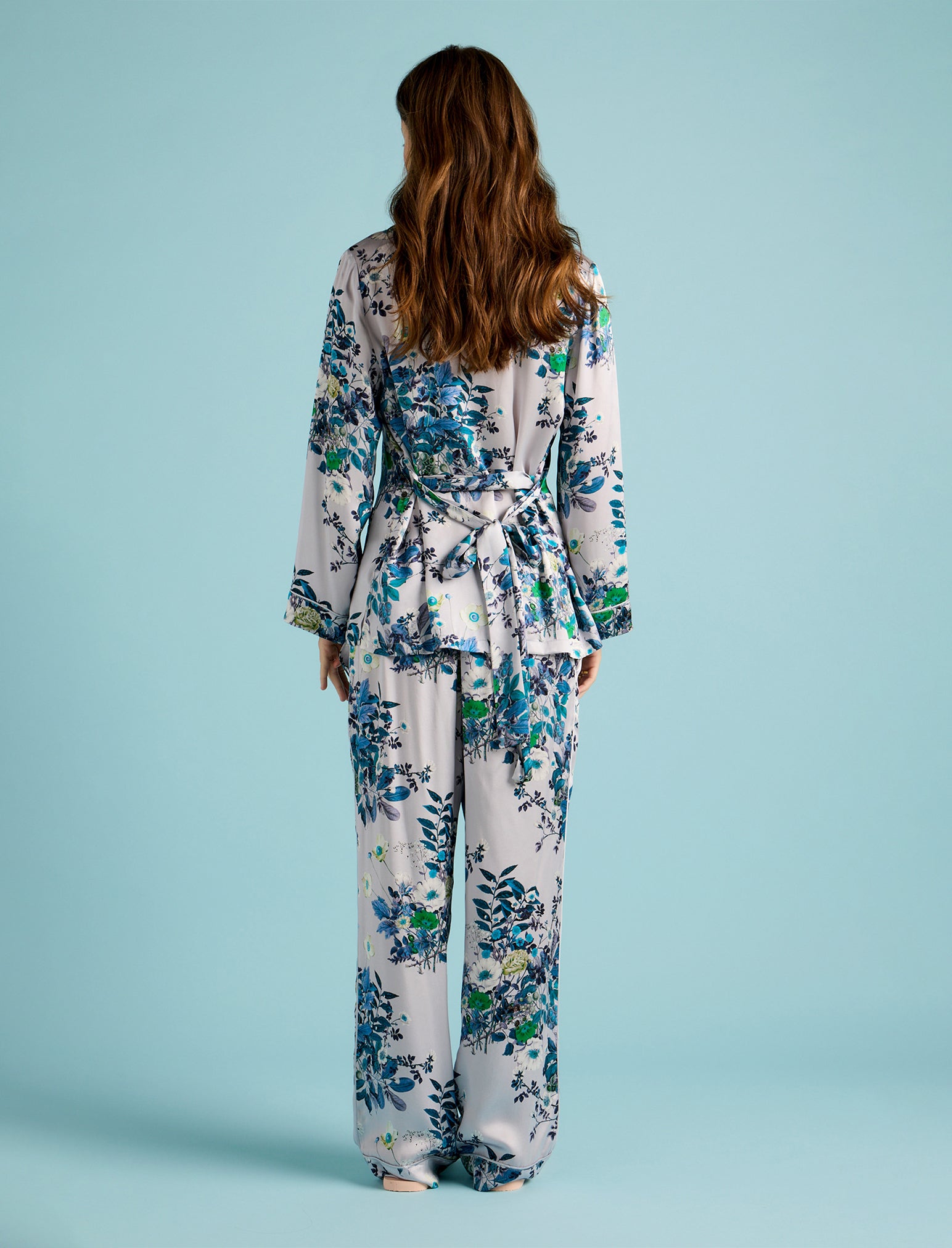 Karen Walker Love Letters Silk Wrap PJ