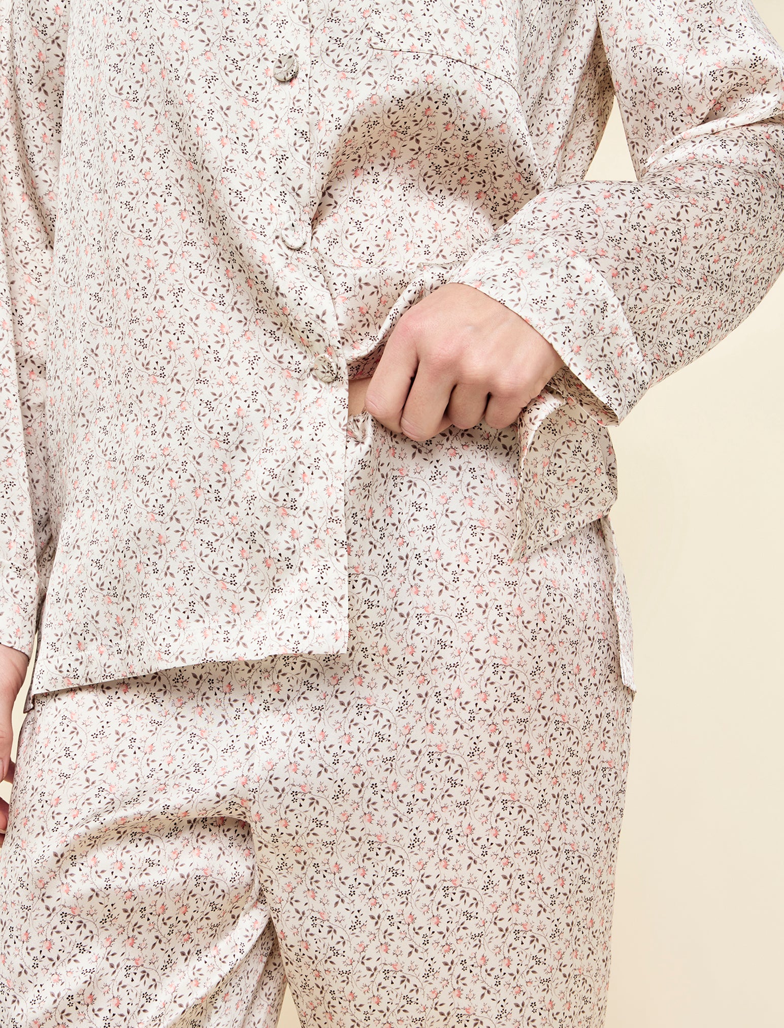Rosy Rosie Silk Full Length PJ