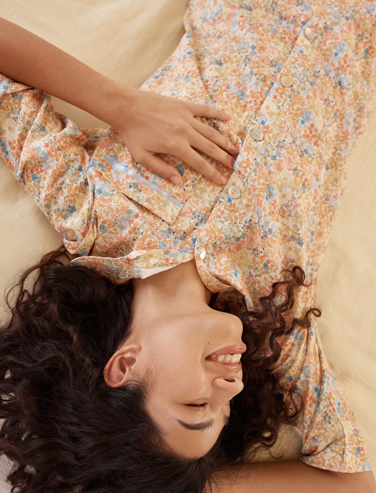 Carly Floral Crop PJ Set