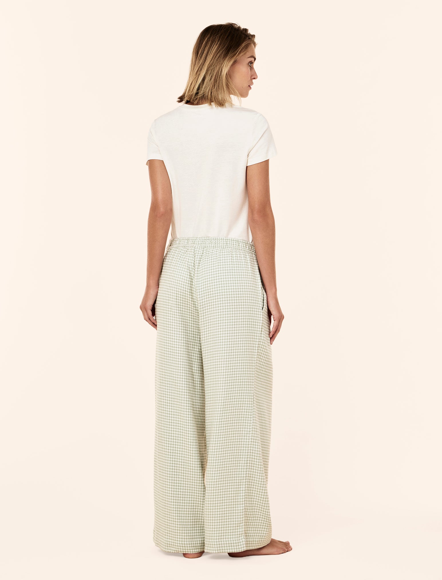 Houndstooth Full Length Pant
