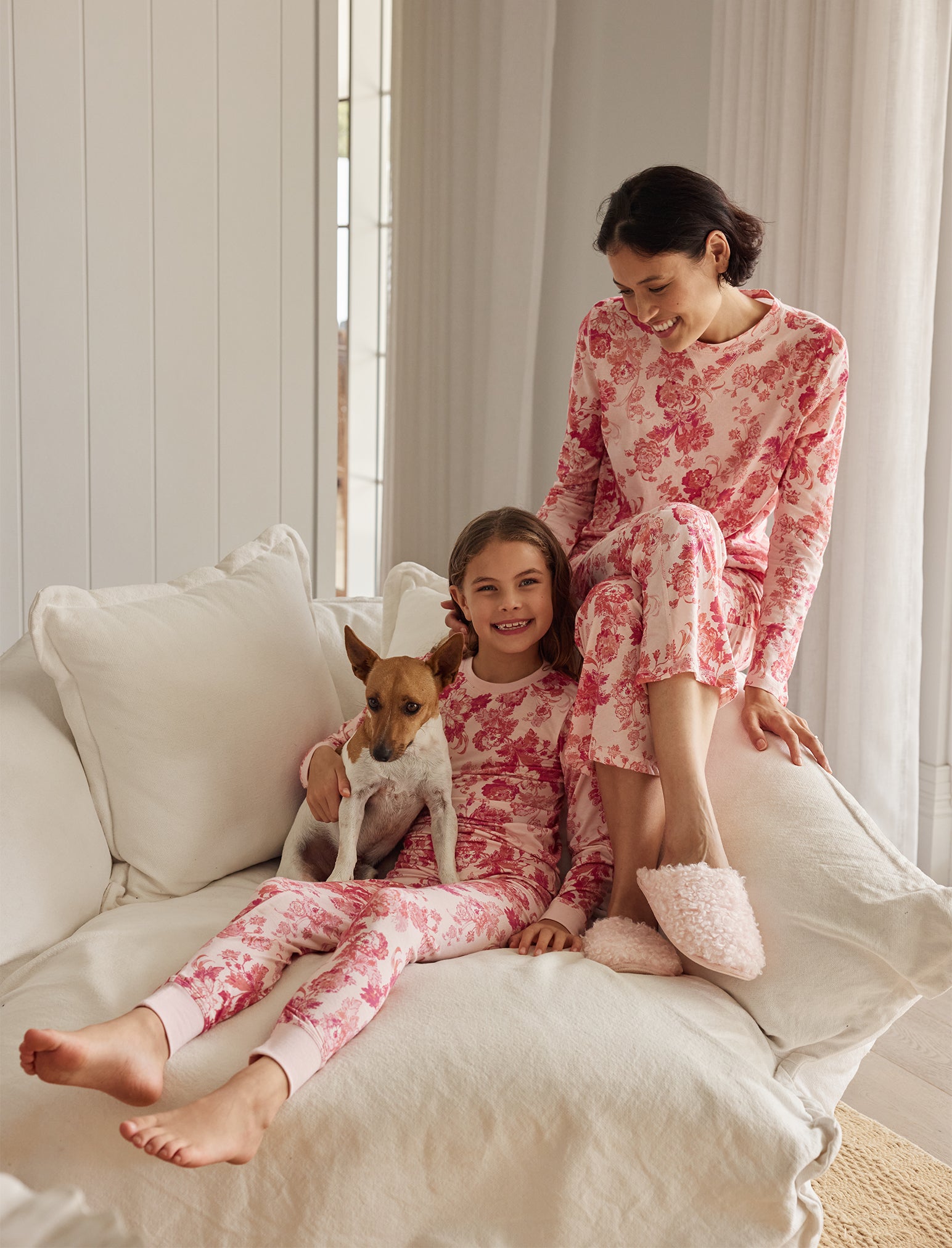 Madelyn Organic Cotton Knit Full Length PJ Set