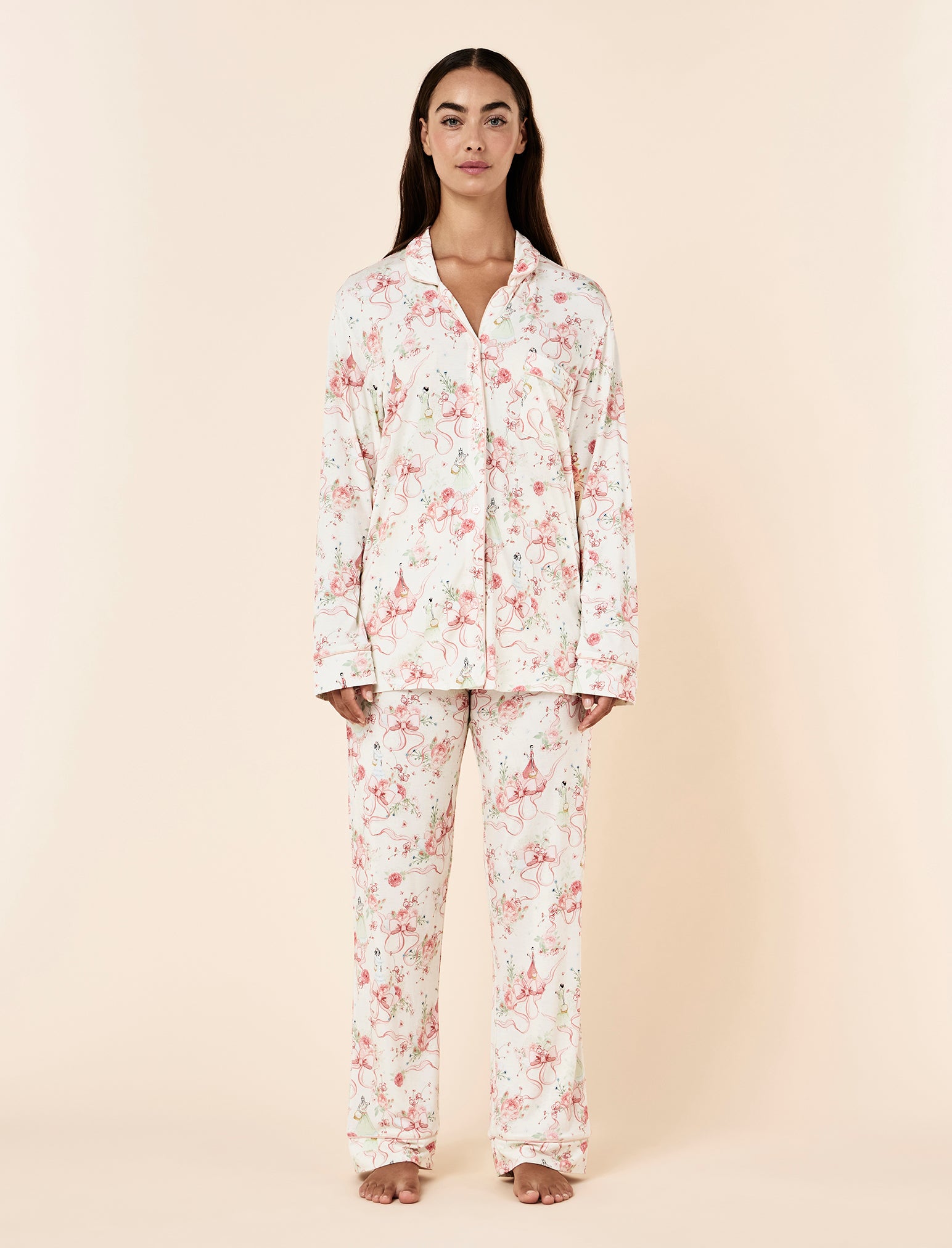 Bows in Bloom Soft Full Length PJ Set