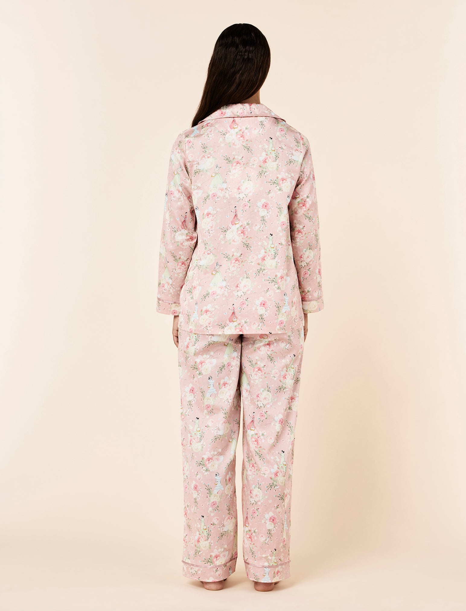Blush Baskets Full Length PJ Set