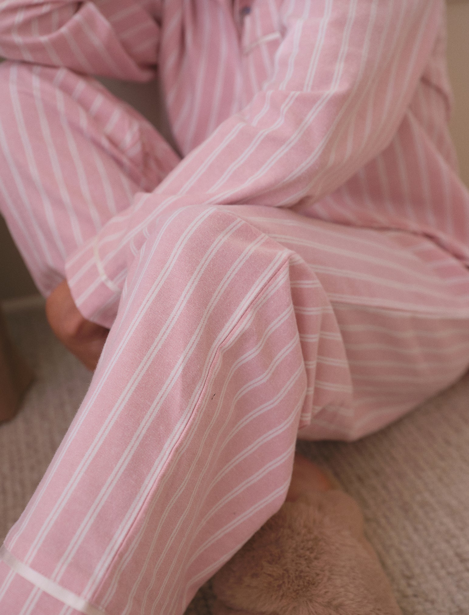 Organic Brushed Cosy Full Length PJ Set