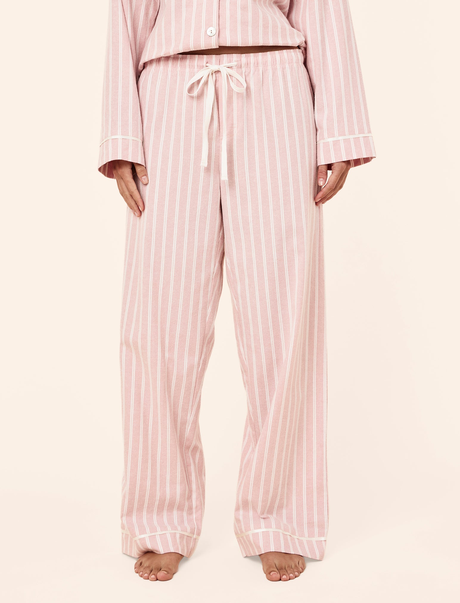 Organic Brushed Cosy Full Length PJ Set