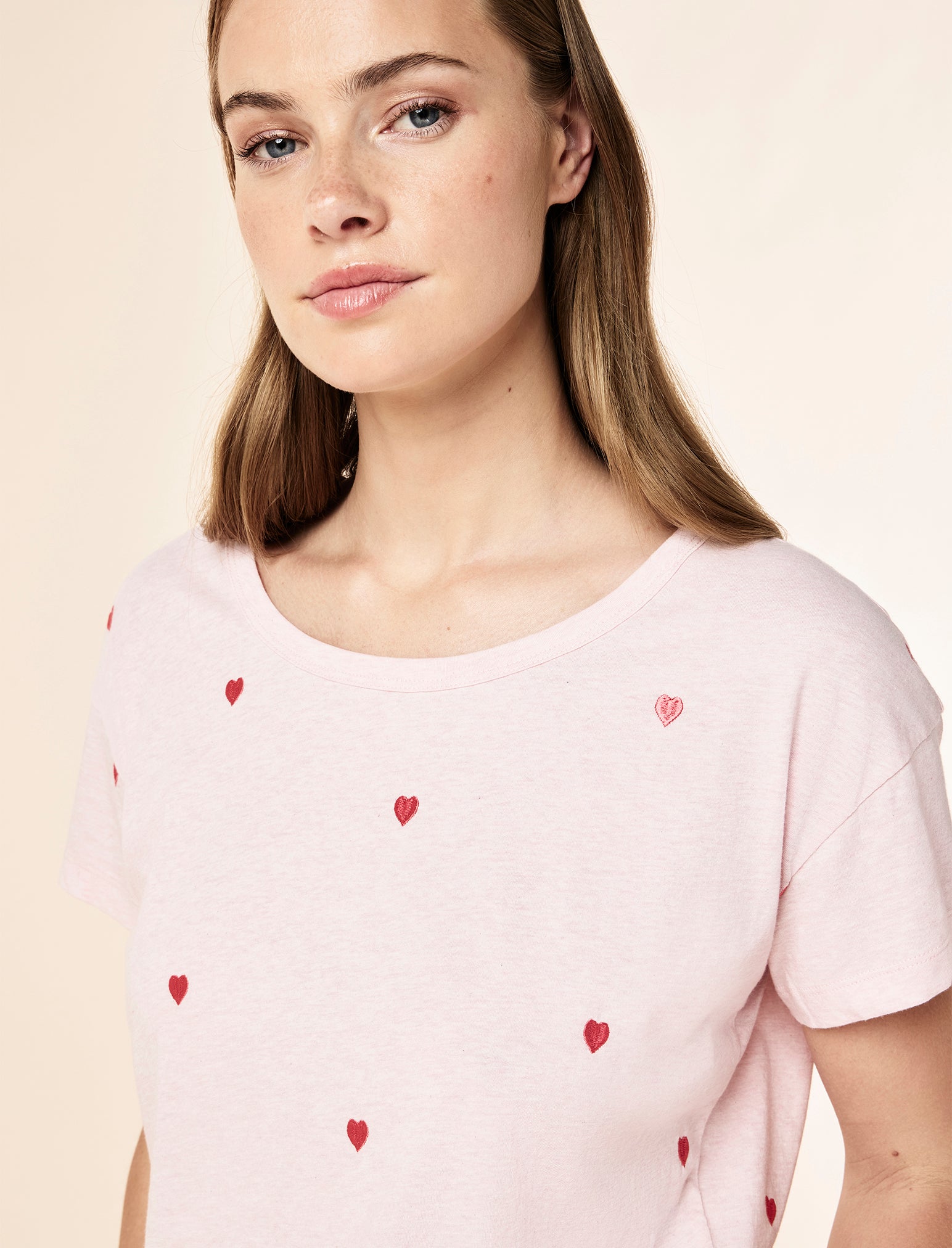 Jada Hearts Cotton Knit Boxer PJ Set