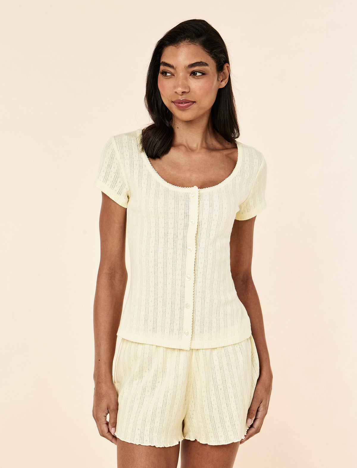 Imogen Pointelle Tee
