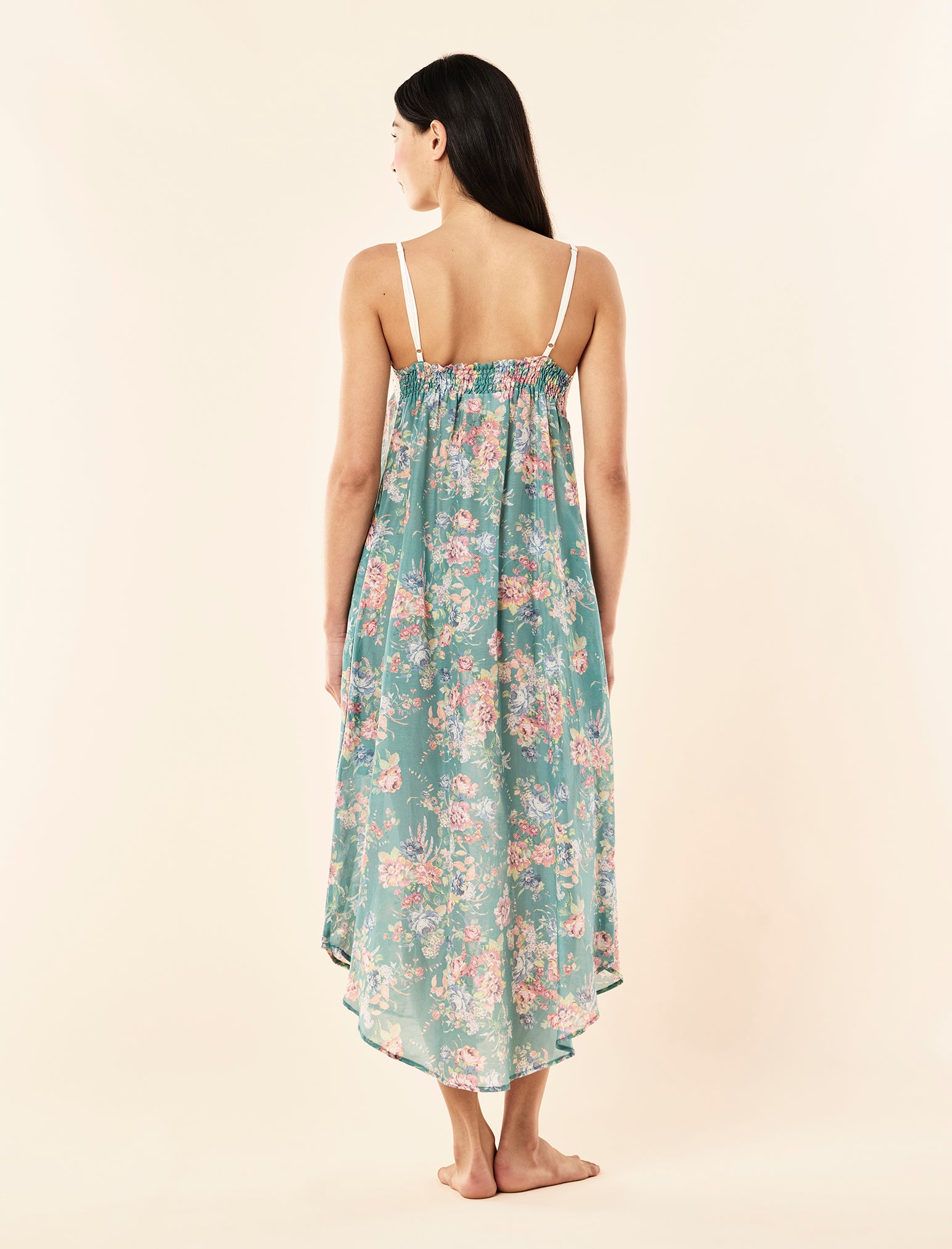 Elise Lace Front Maxi Nightie