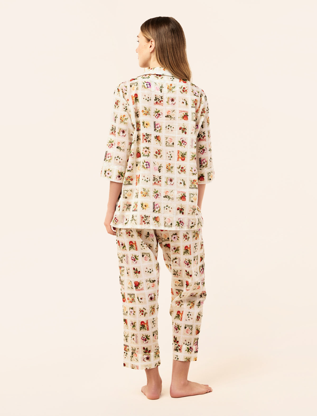 Blooms Crop PJ Set