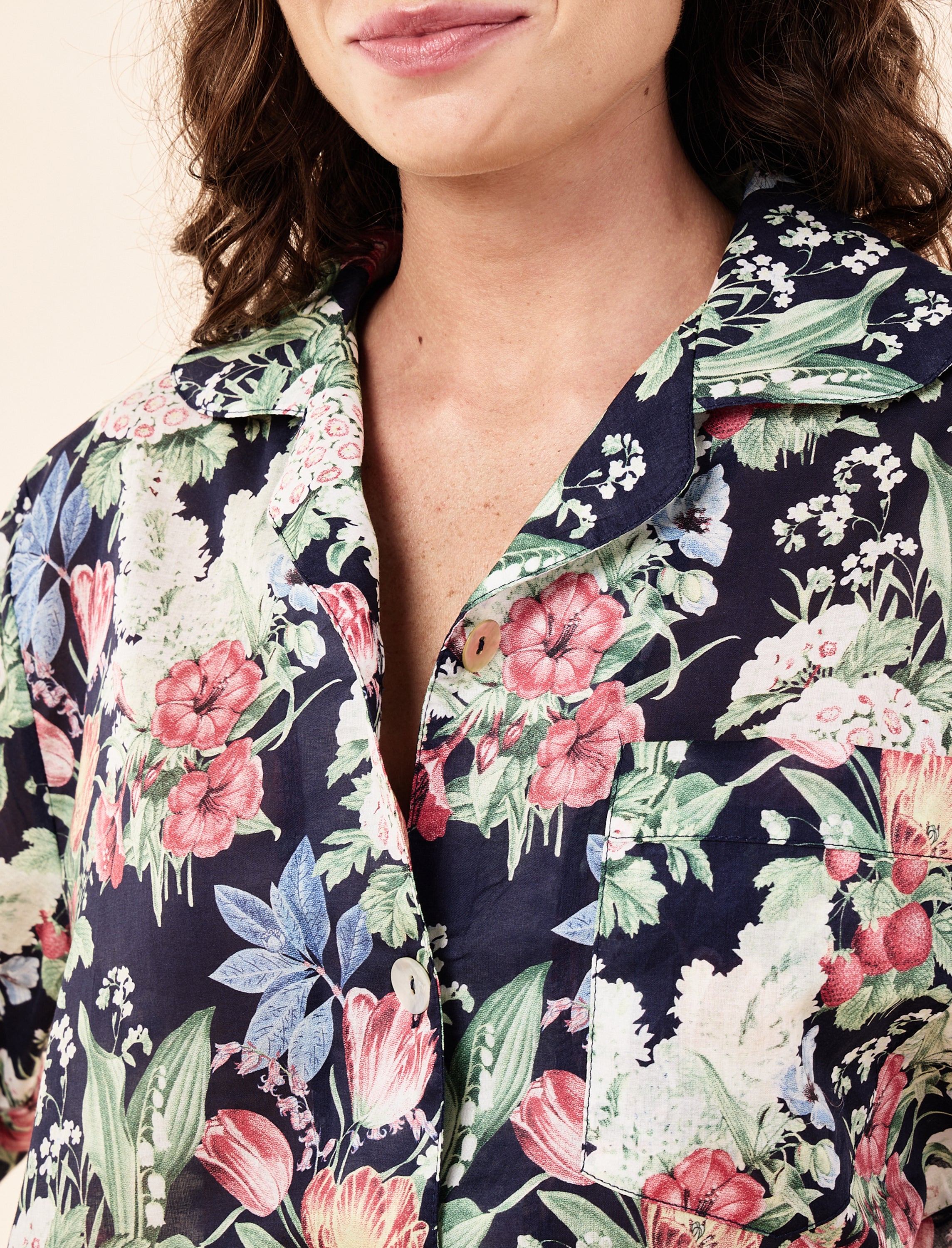 Clara Floral Full Length PJ Set