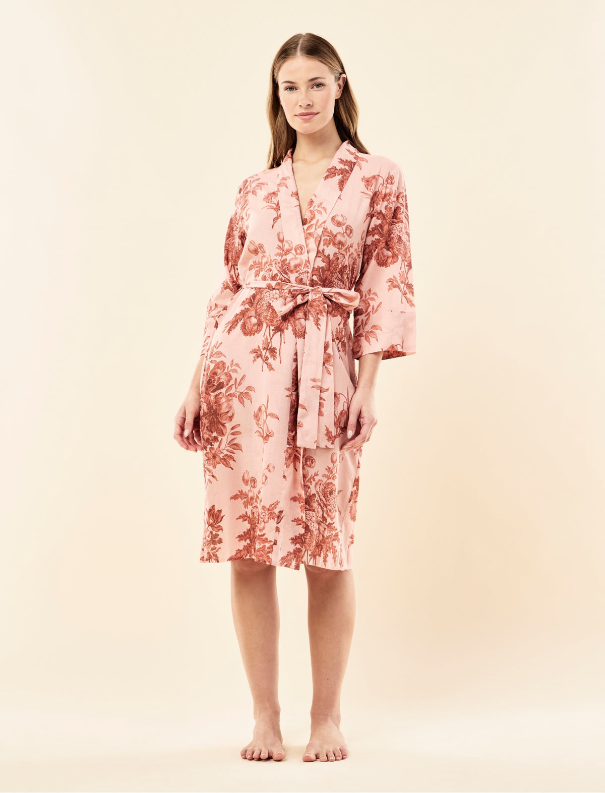 Karen Walker Romantic Floral Midi Robe