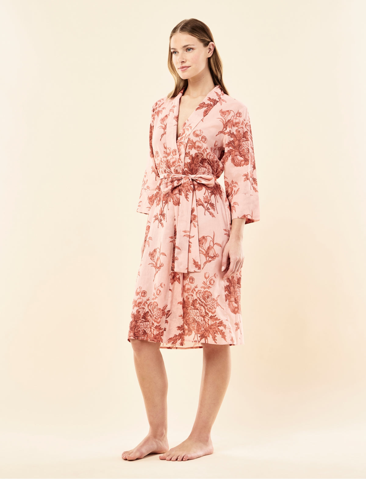 Karen Walker Romantic Floral Midi Robe