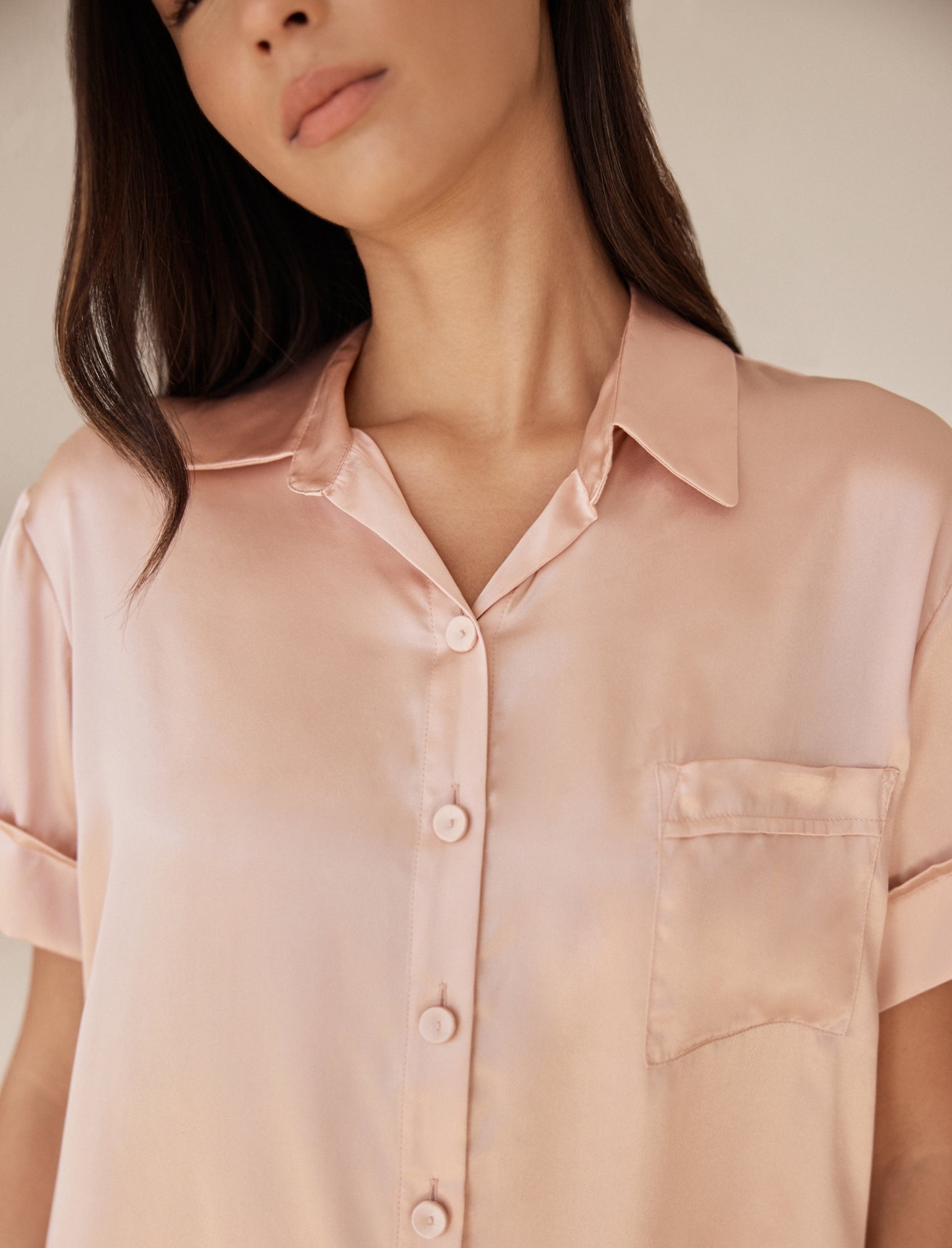 Audrey Washable Silk Boxer PJ Set