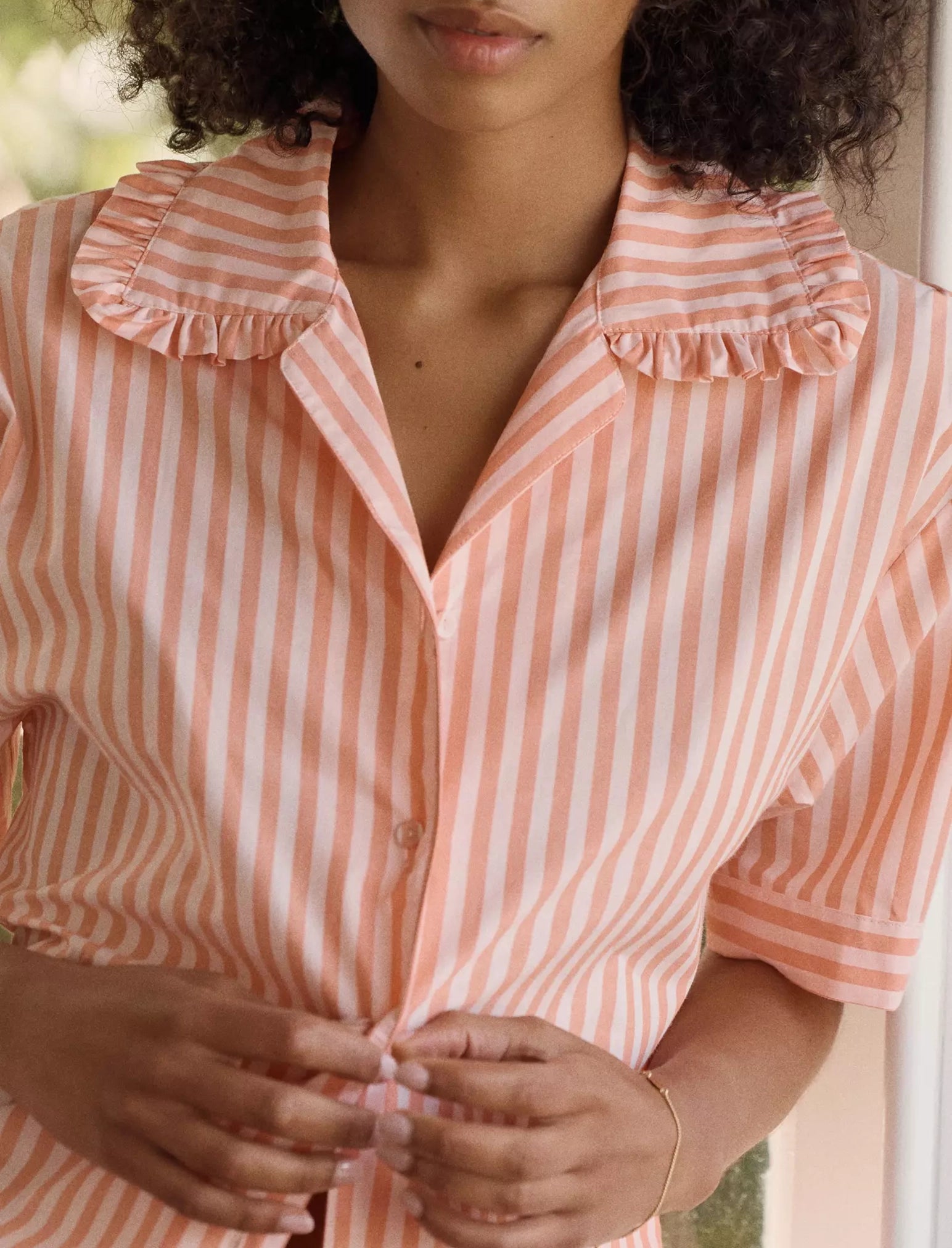 Butterscotch Stripe Boxer PJ Set