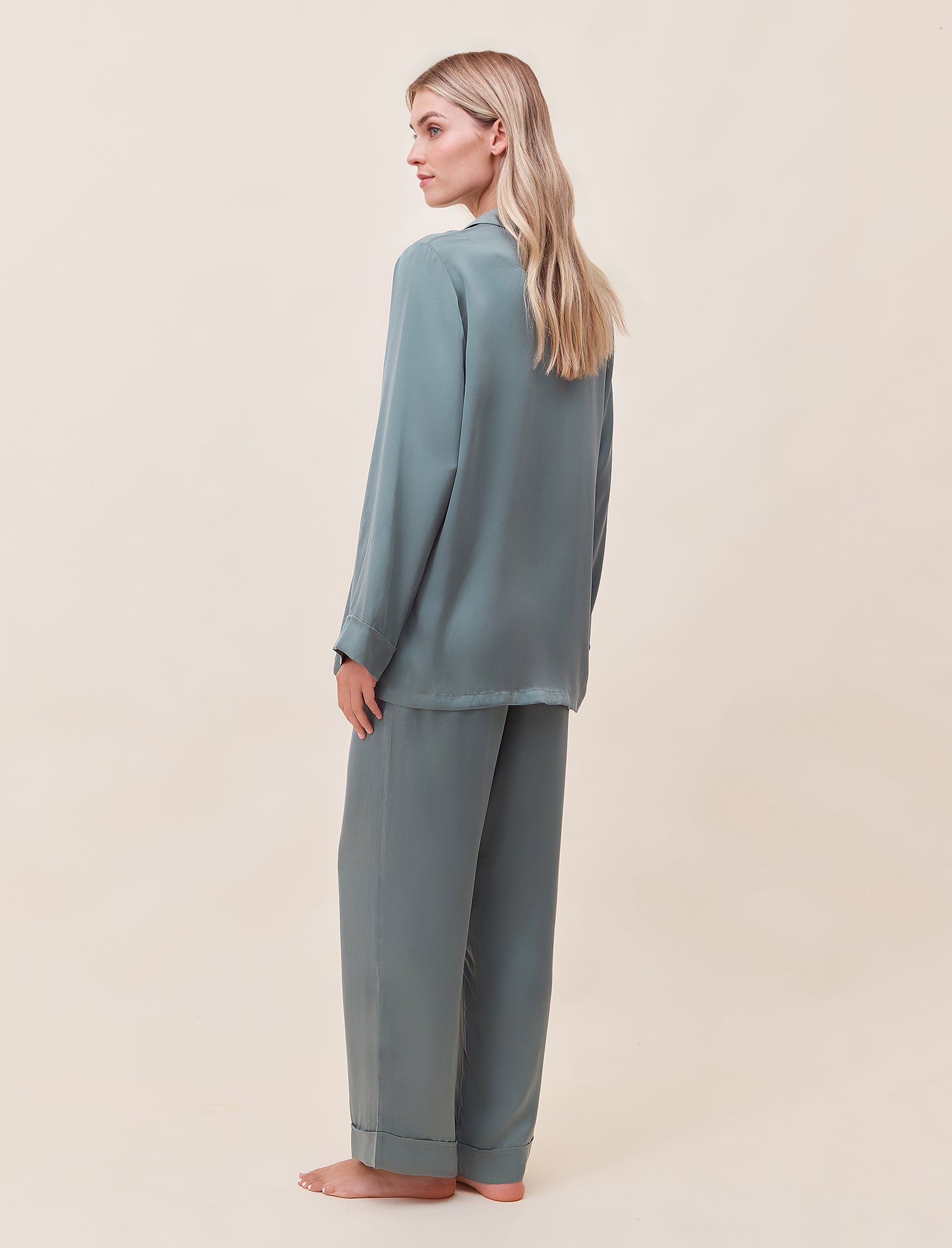 Audrey Washable Silk Full Length PJ
